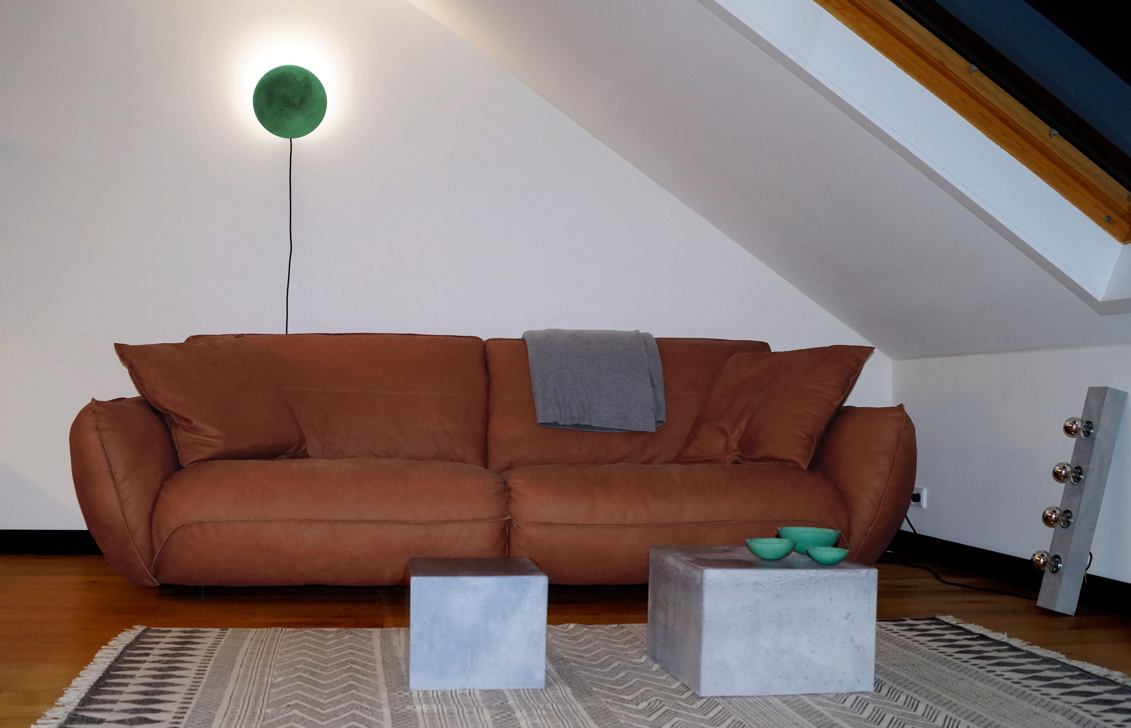 Beton kann auch wohnlich!!! #moderneswohnzimmer ©fattoAmano - lebemitbetonung.de