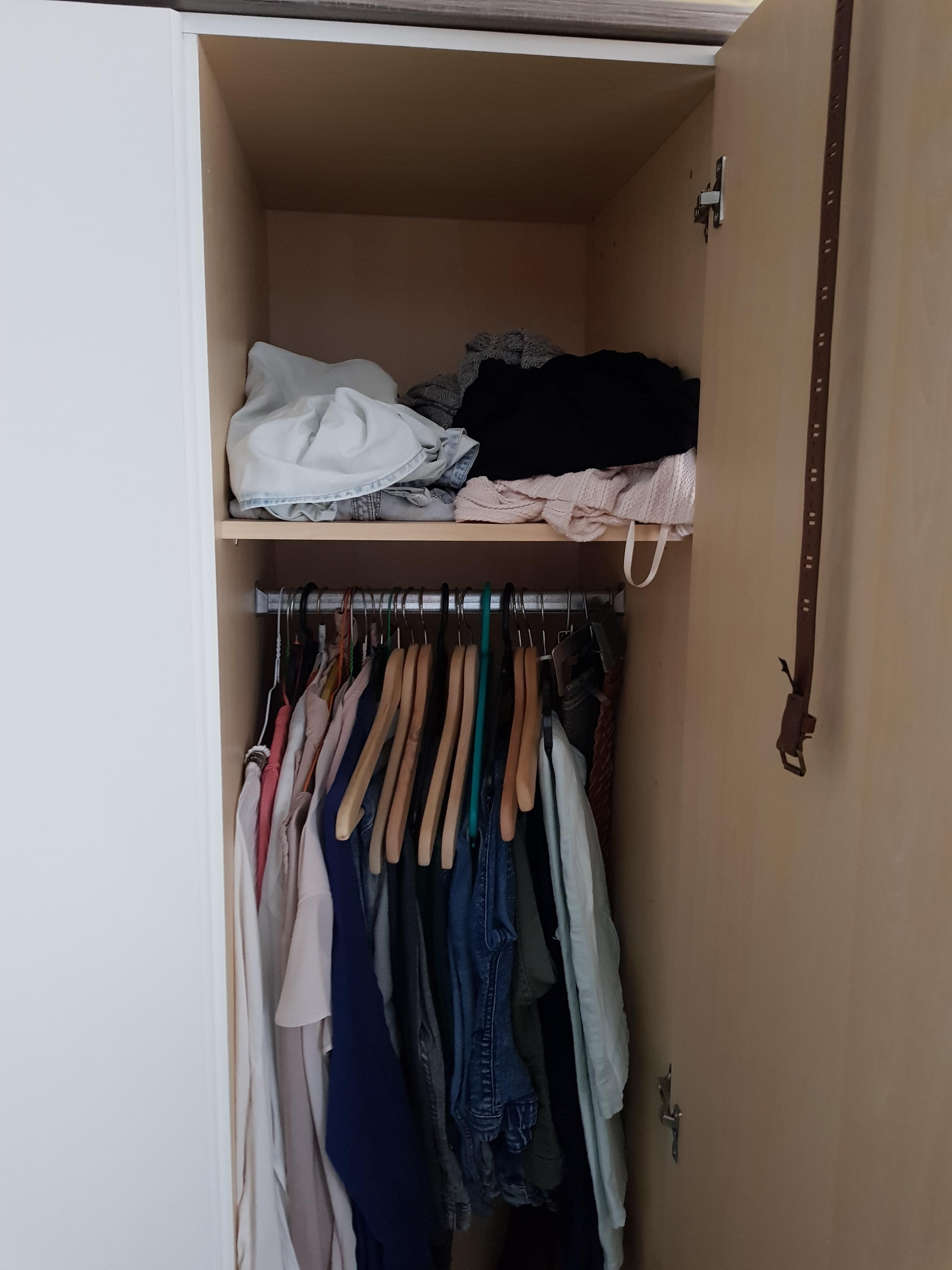 Chaos auf kleinstem Raum #kleiderschrank
