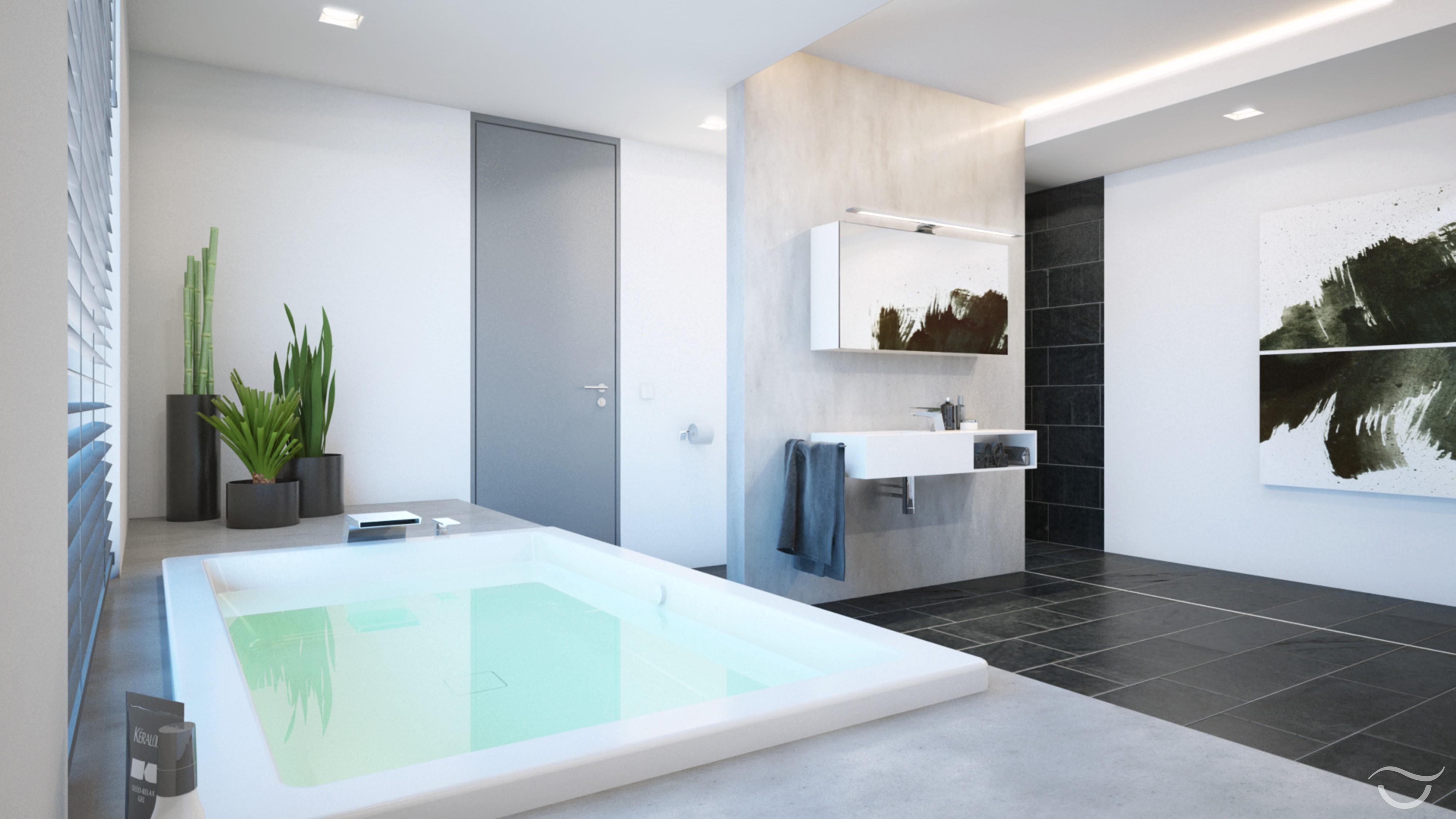 Die großzügige Badewanne lädt zum Verweilen ein #badewanne #extravagant #stylisch ©Banovo GmbH