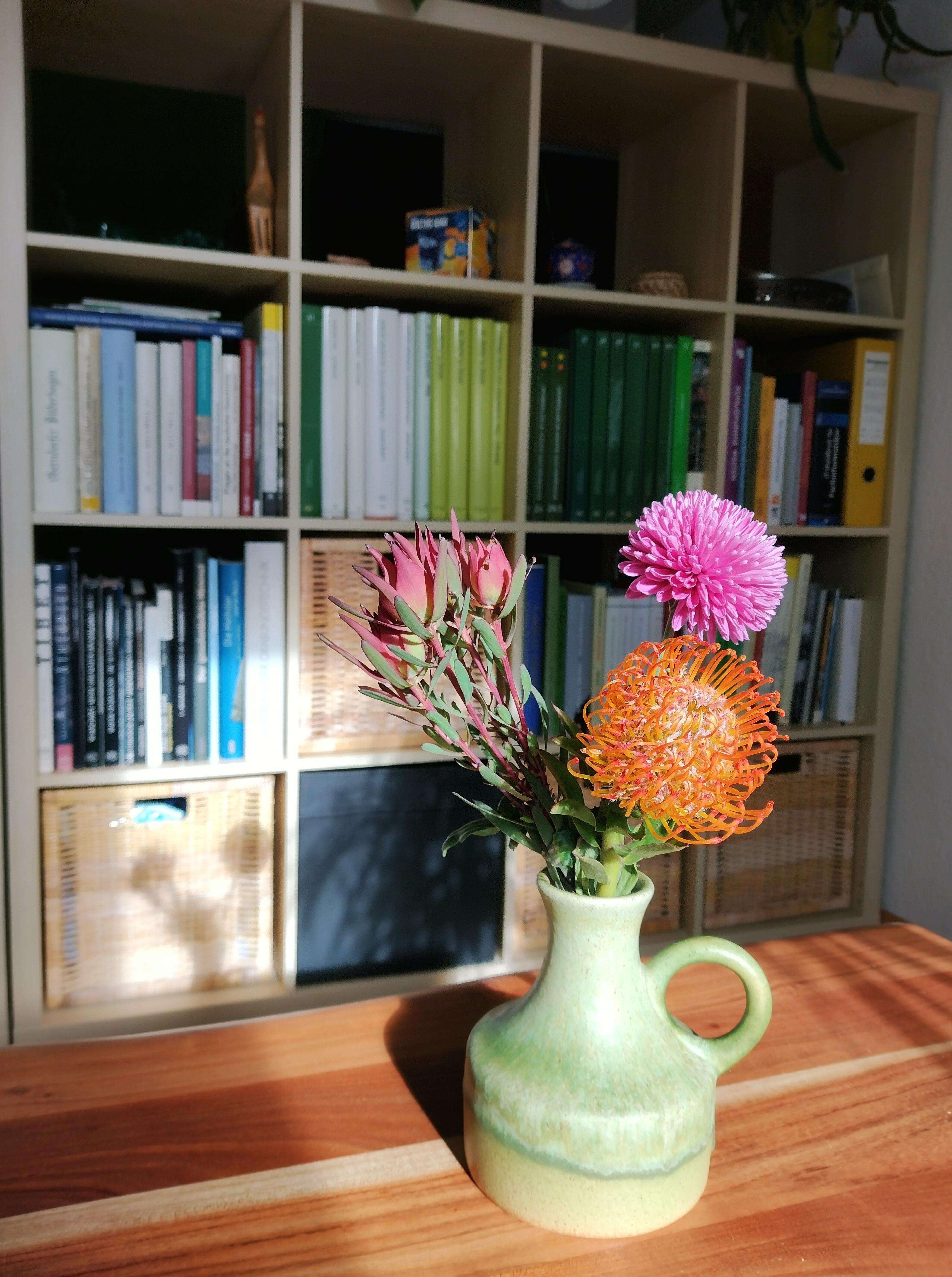 Diese drei hübsche Geburtstagsblümschen habe ich immernoch 🥰
#frischeblumen #schnittblumen #blumenliebe #farbenfroh #keramikvase #vintagevase