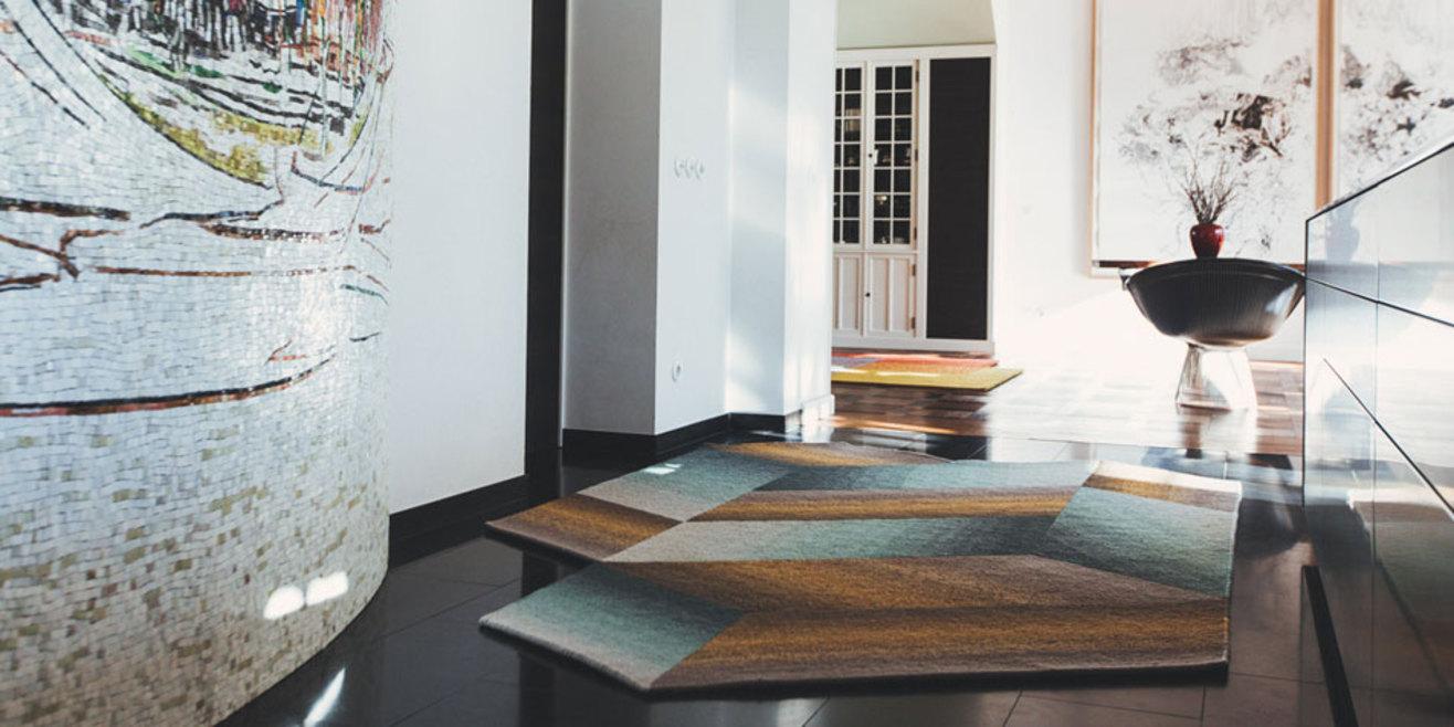 Dreidimensionaler Teppich #teppich ©Ruckstuhl Teppich Designer Patricia Urquiola