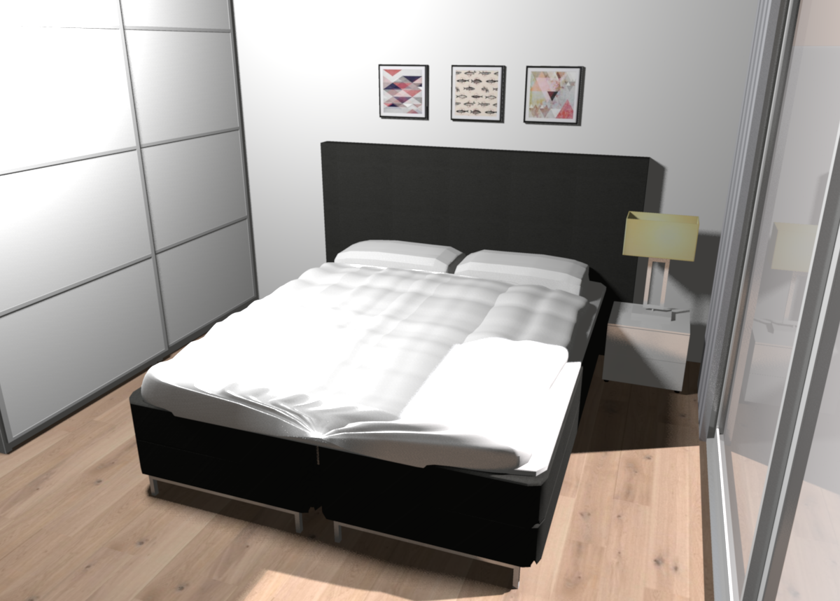 Funktionales Schlafzimmer #boxspringbett ©Fashion For Home