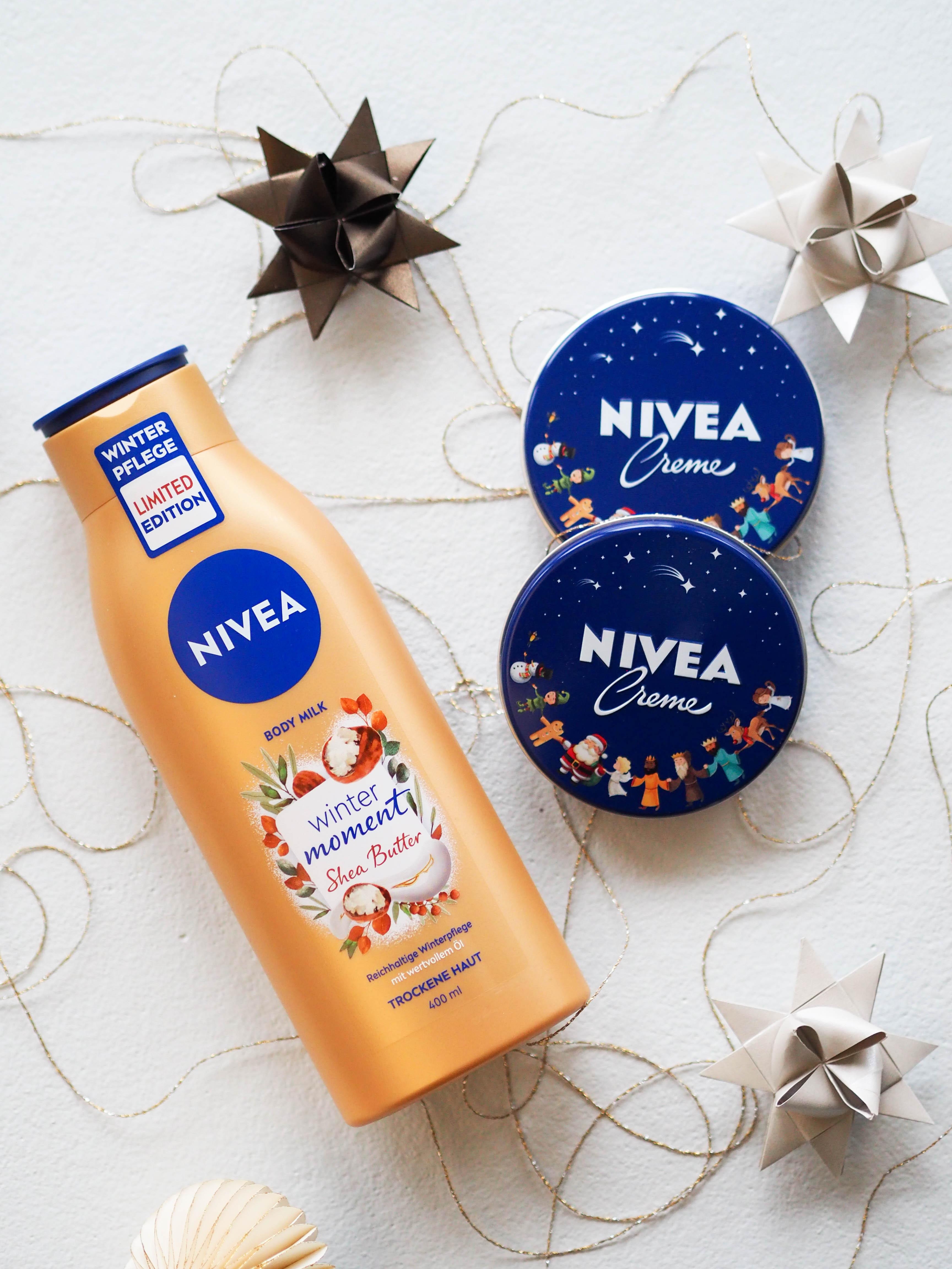 Hauchzart: "Winter Moment" Body Milk und klassische Creme im Xmas-Look von #nivea ❄️ #beautygiftguide