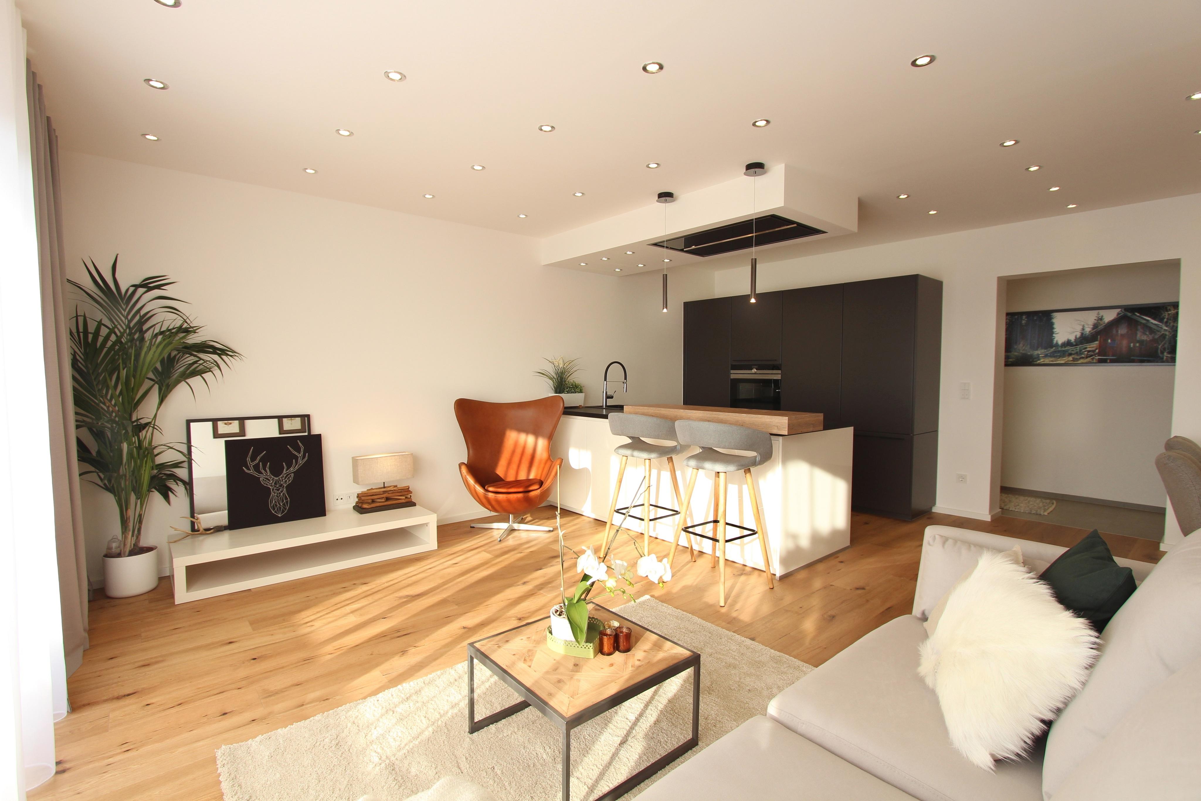 Home Staging Graz #küche #wohnzimmer #almhütte ©Isabella Hemmer