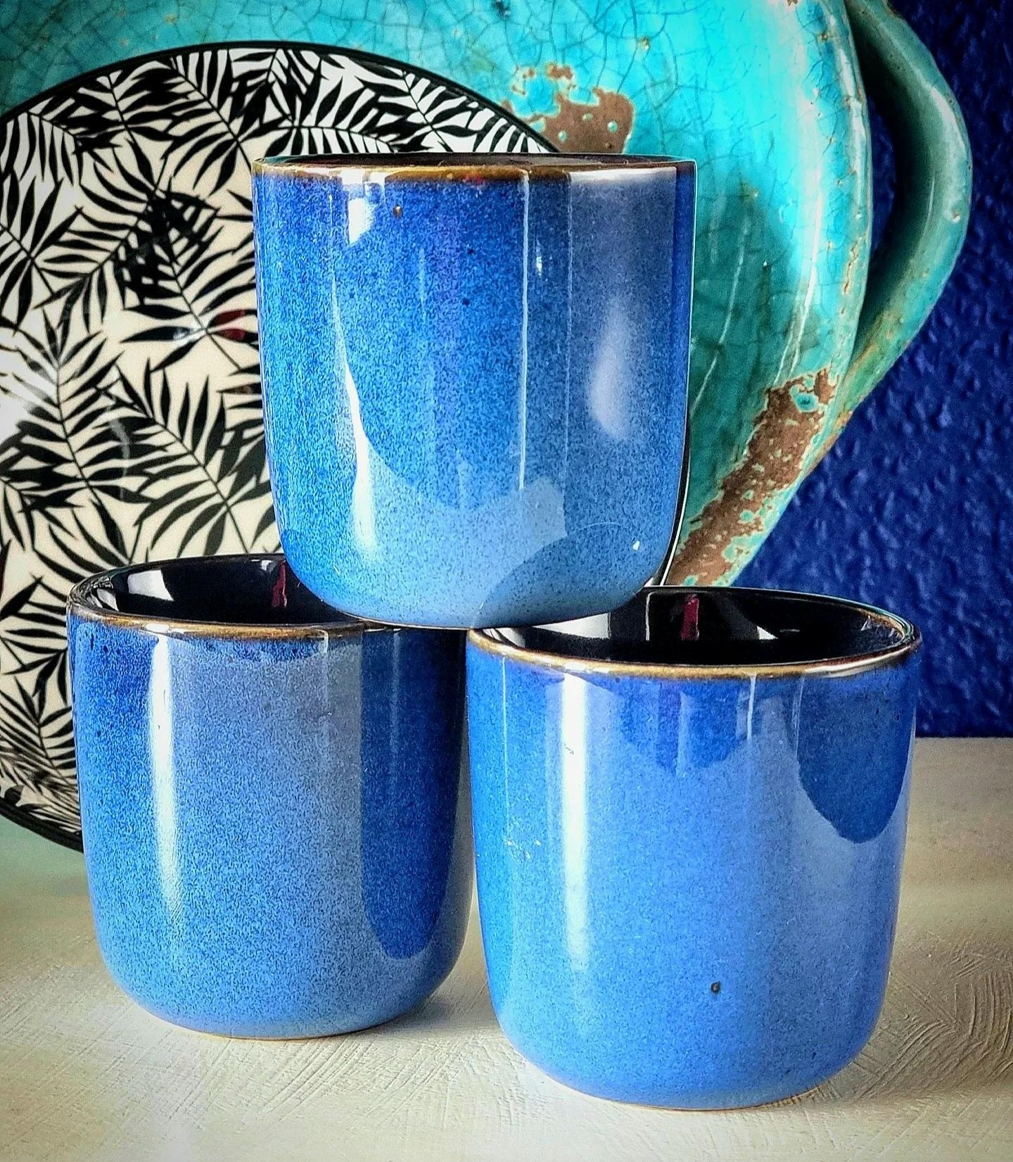 Ich liebe Blautöne 💙🩵✌️ #geschirr #foodchallenge #ceramics #küche #mykitchen #colorfulhome #vintage #mixandmatch 
