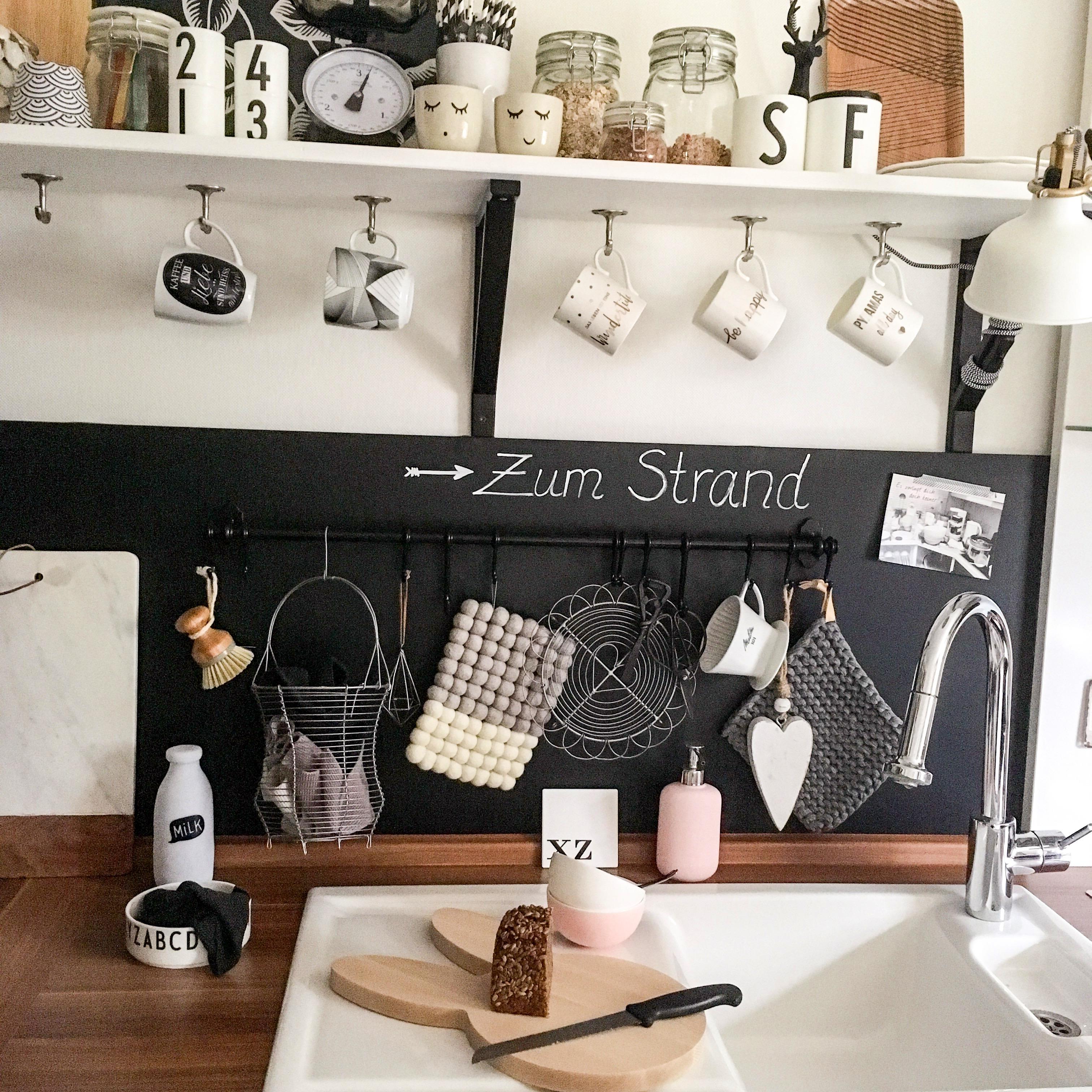 #kleinerraum #kleineküche #blackandwhite #kitchen #interior 