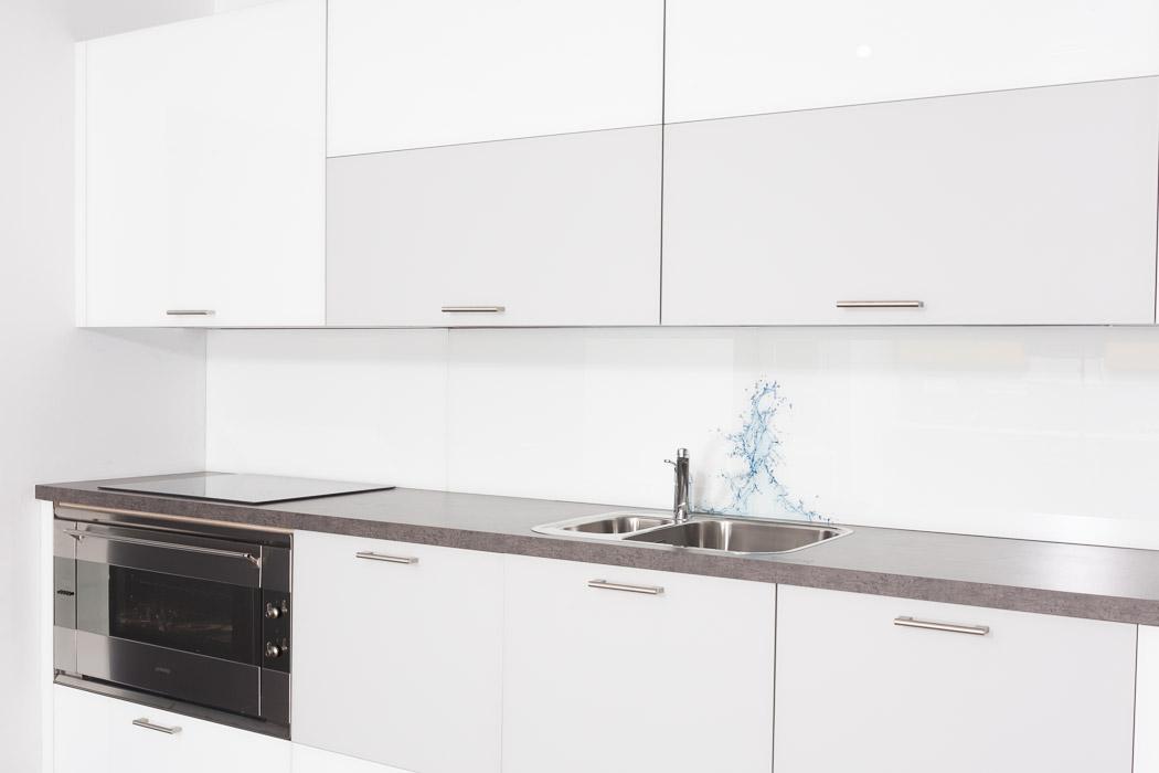 Küchenrückwand als alternative zum Fliesenspiegel #küchenrückwand #küchenrückwand ©HWD GmbH