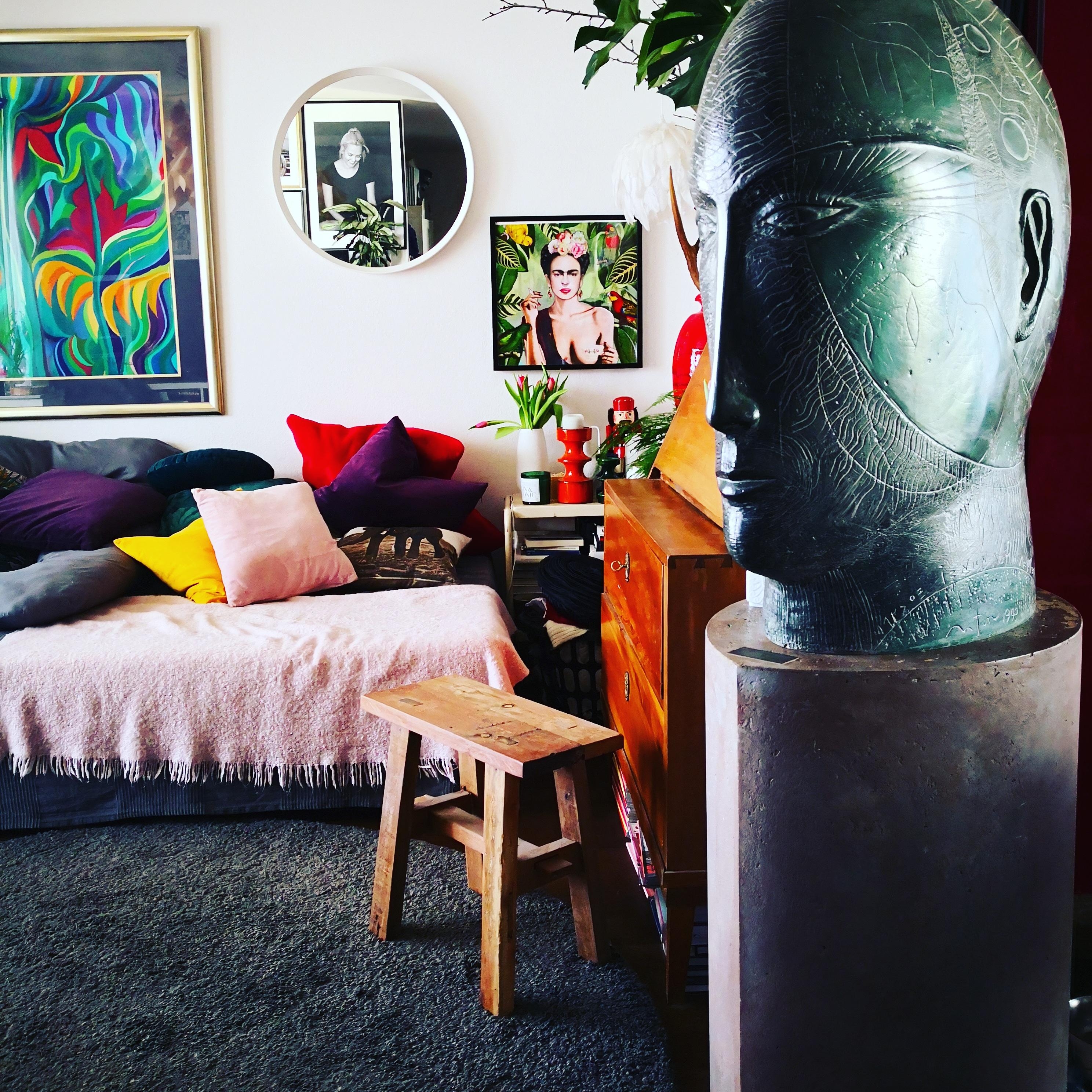 #livingroom #colourlove #homedecor #artlover #hygge #vintagestyle #stylemix 