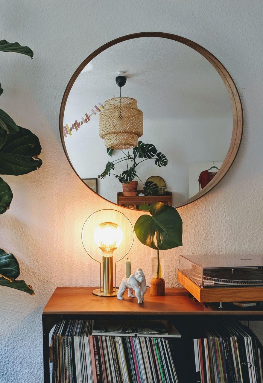 #livingroom #music #plants #kleinerraum #mirror