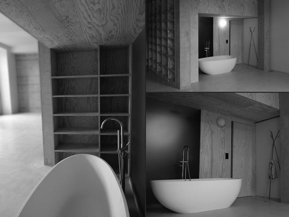 Loft mit freistehender Badewanne #badewanne #badezimmer #loft ©Bädermax