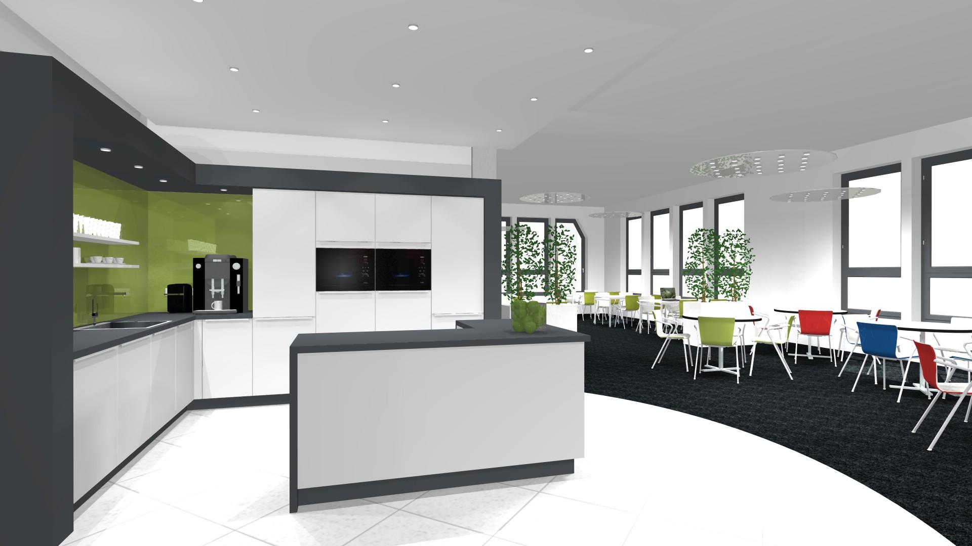 Lounge Kitchen #küche #loungebereich #kücheninsel #weißekücheninsel ©creative-interior - Andreas Holland-Moritz