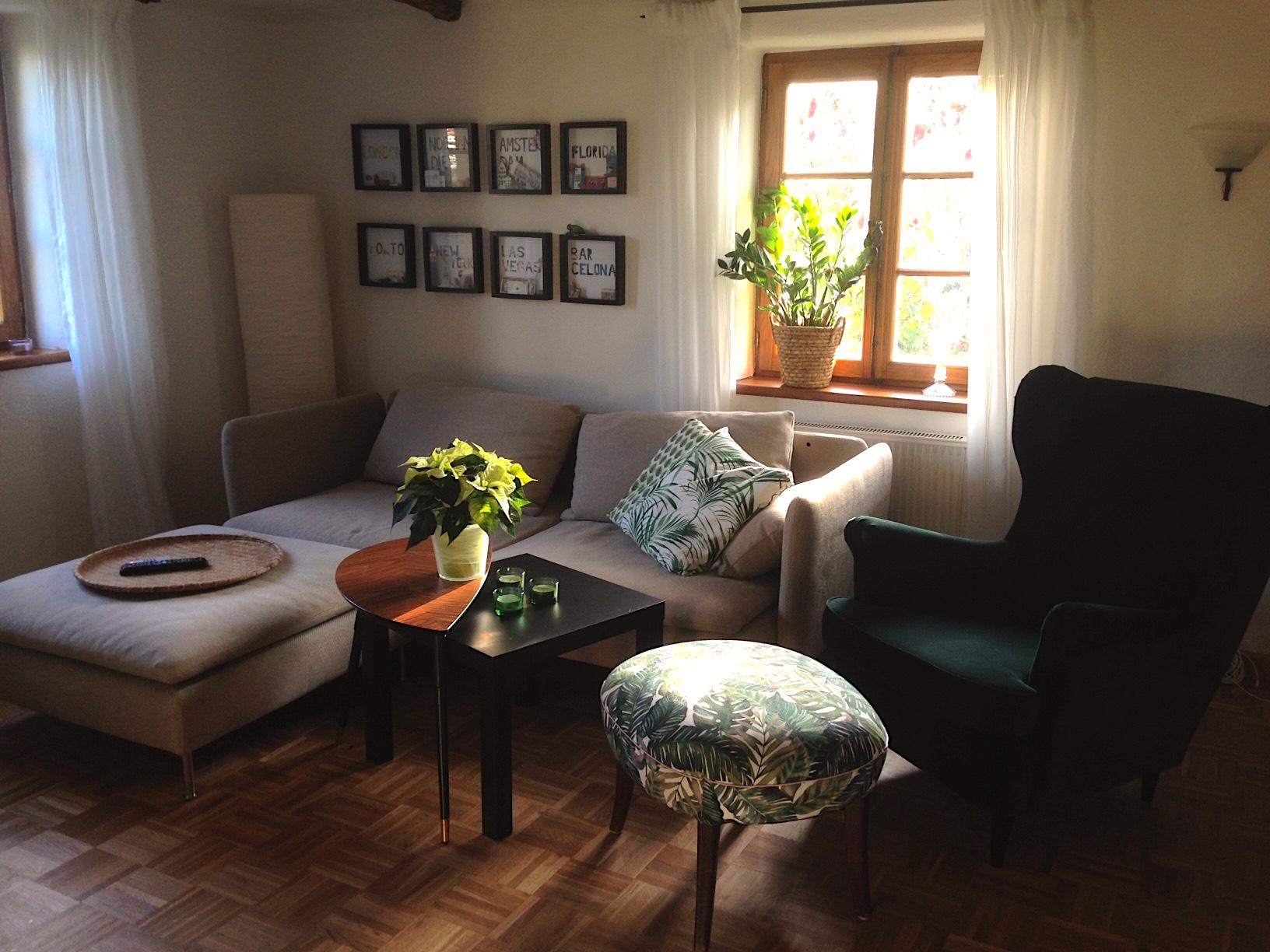 Mein Wohnzimmer - Moderne trifft Fachwerk 
#Fachwerk #Wohnzimmer #Grün #green 
