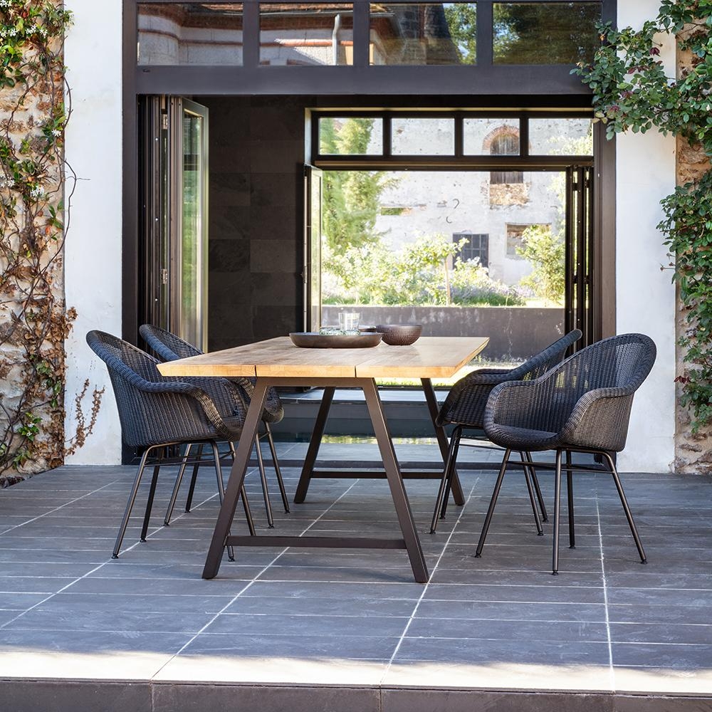 Moderner Terrassen-Look #garten #möbel #terrasse #blue-wall-design #gartenmöbel #einrichtungsidee #interior #outdoor 