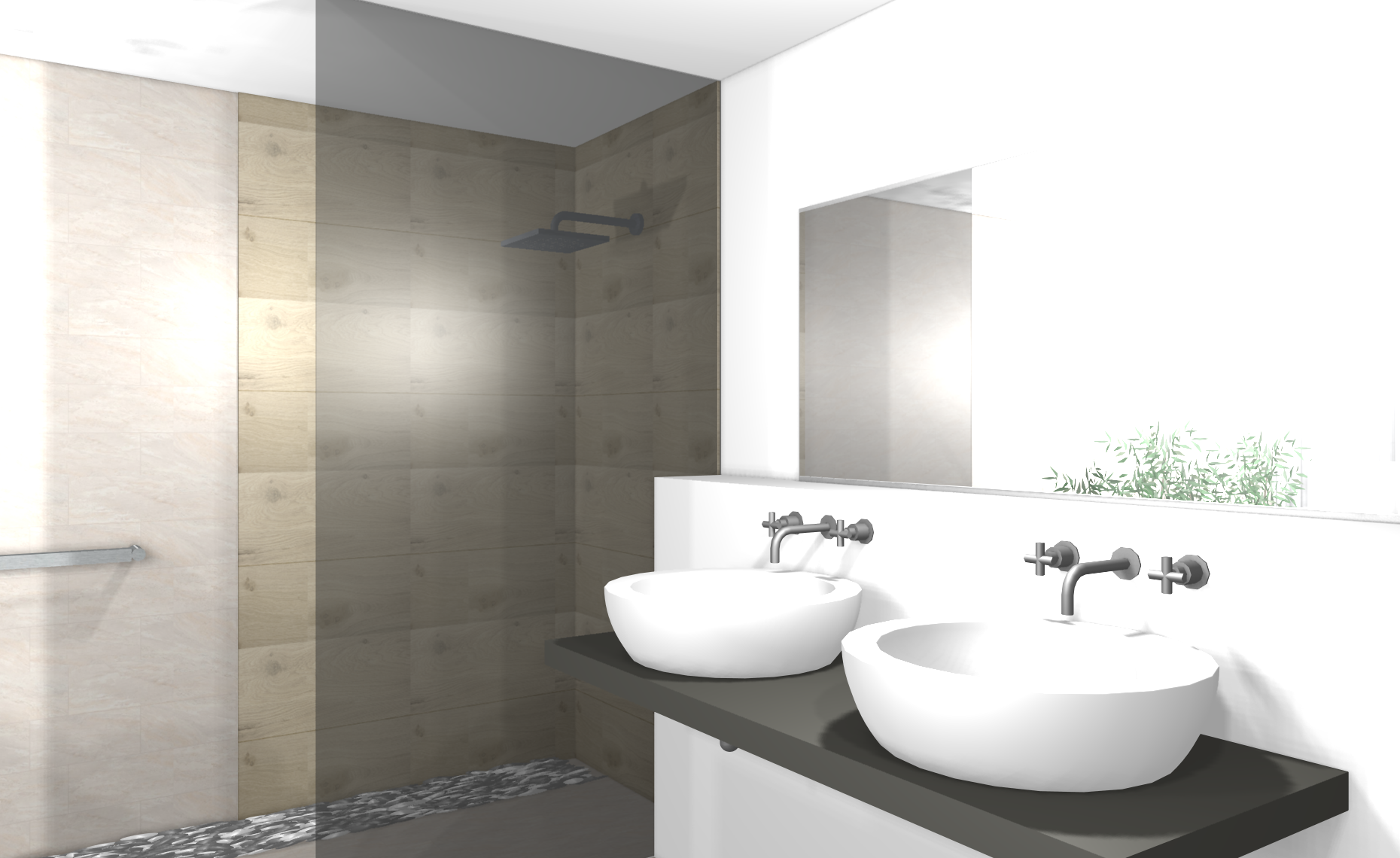 Modernes Badezimmer mit freistehender Badewanne #badezimmer ©www.wohnly.com