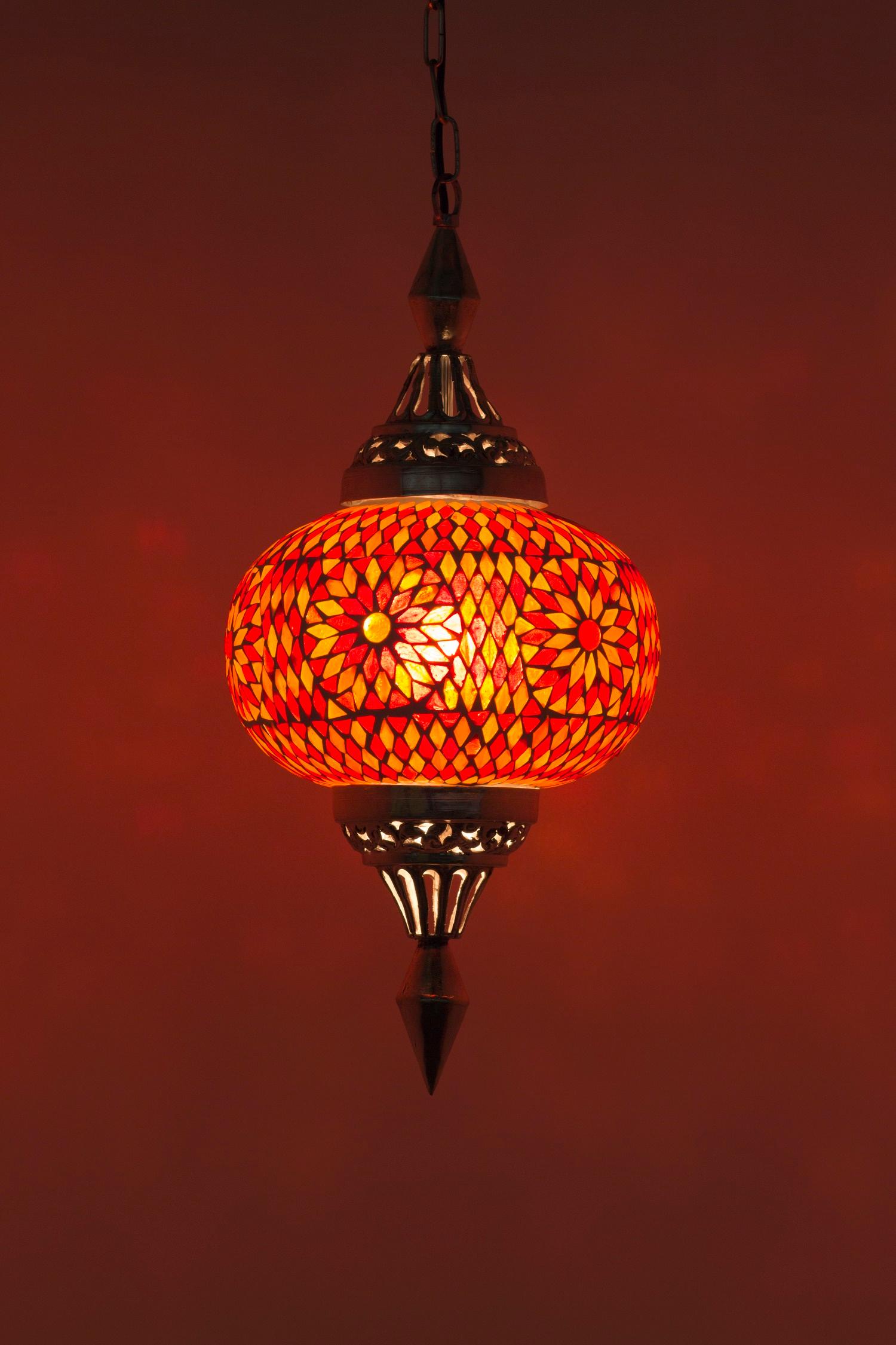 Mosaik Lampe "Gaya" #lampe #orientdeko ©Kamalla-Home