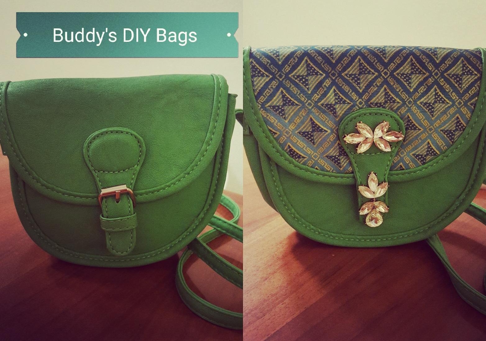 My bags make-over♡
#buddysdiybags #green #africantouch 
#I♡bags