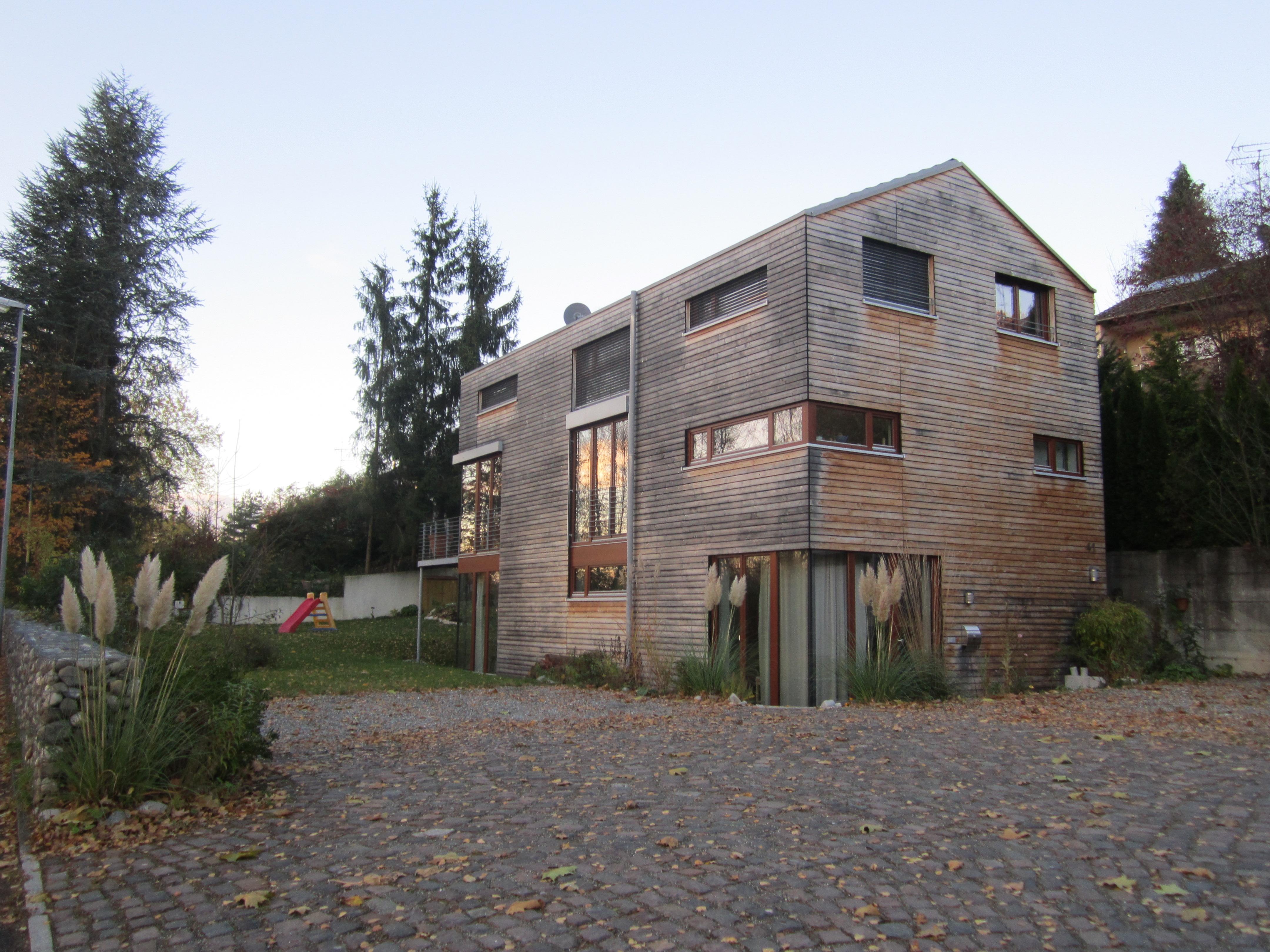Niedrigenergie-Einfamilienhaus #holzhaus #hausgestaltung ©Spaett Architekten
