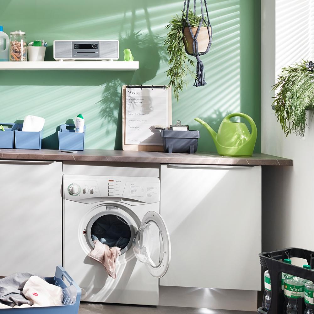Perfekte Ordnung in der Laundry Area #aufbewahrung #schrank #kleiderschrank #wäschekorb #ordnungssystem #ordnungshelfer #hauswirtschaftsraum ©Hailo