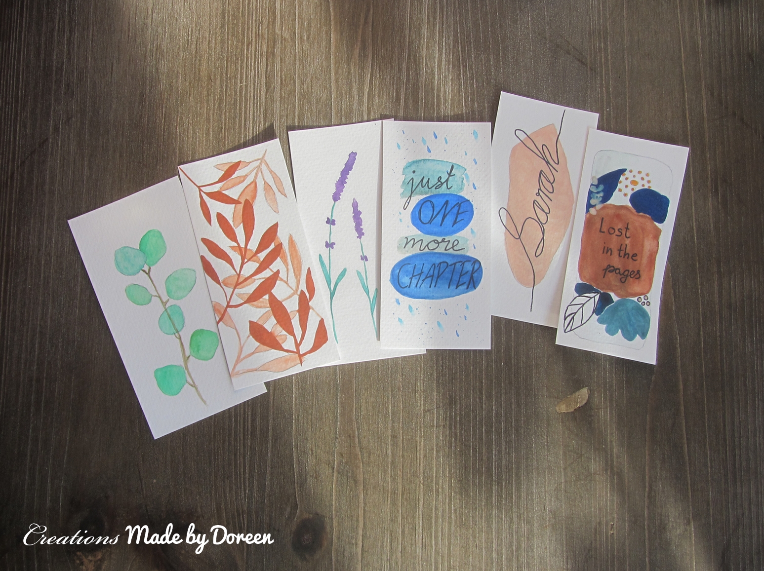 Projekt für eine Freundin #Watercolor #Handlettering #Lesezeichen #Bookmarks #Buchliebe #Minimalistic