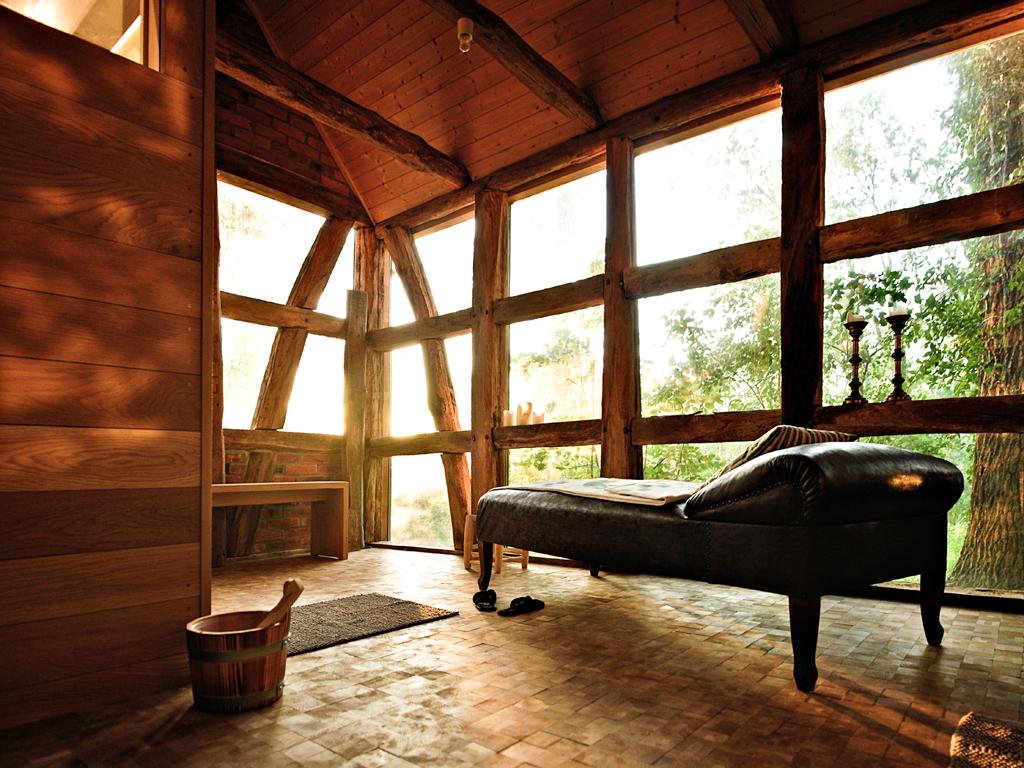 Sauna im Landhausstil #sauna ©Michael Pfeiffer Fotografie