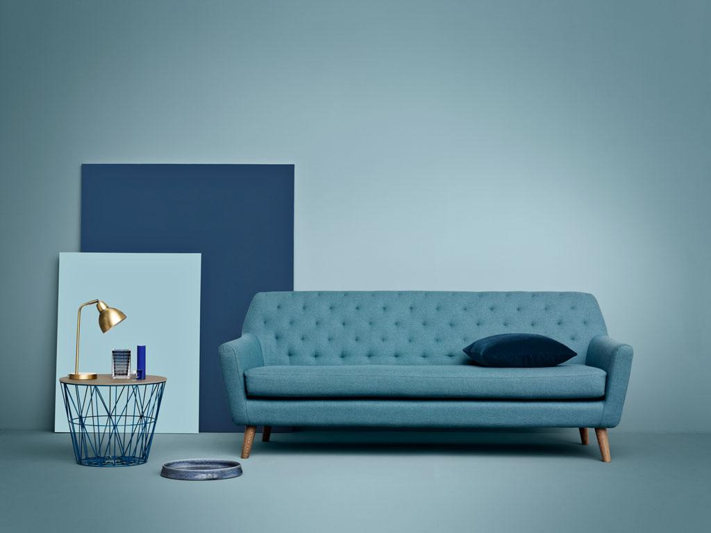 Sofa "Sally" #retro #sofa #blauessofa ©SofaCompany