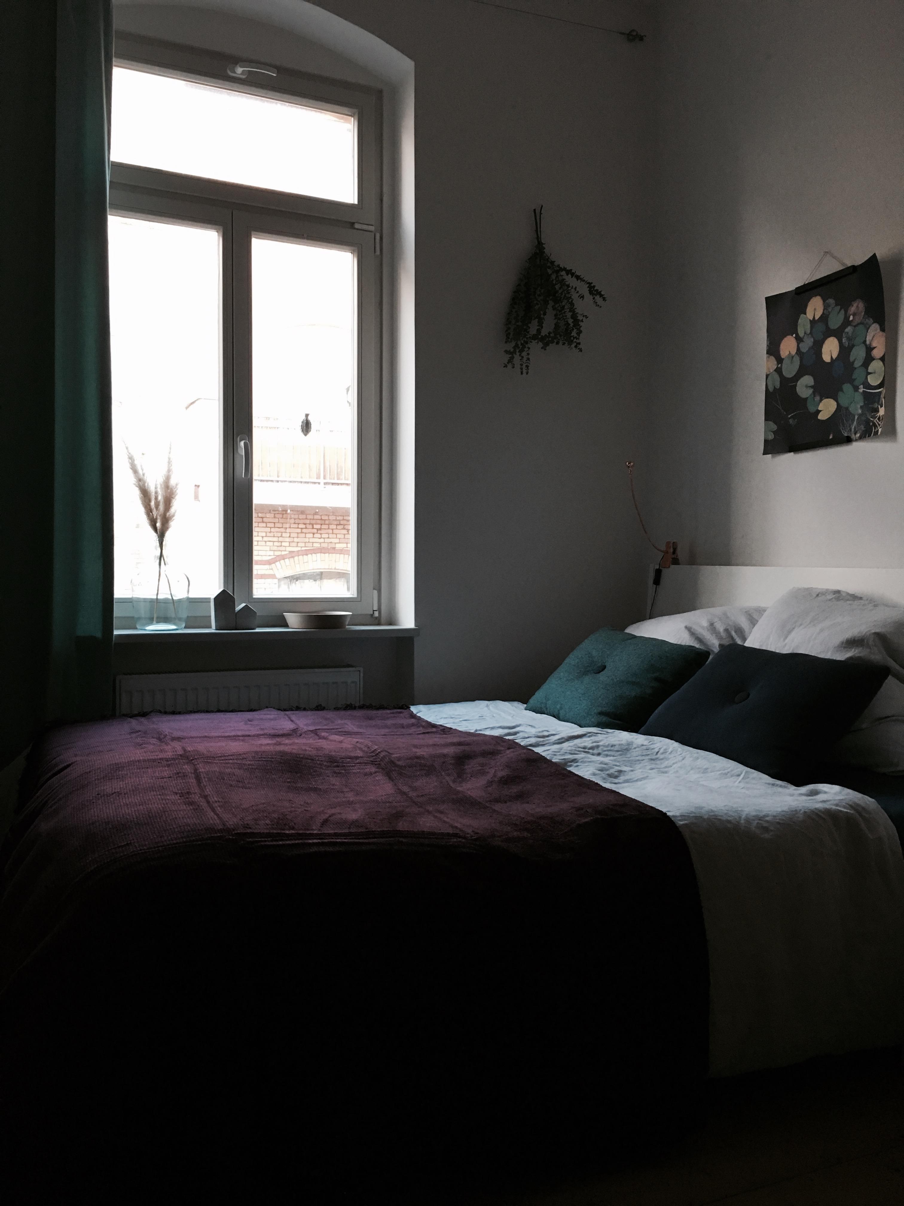 Sunday in bed... #schlafzimmer #kuscheldecke #kissen #living #leinen #bettwäsche #print