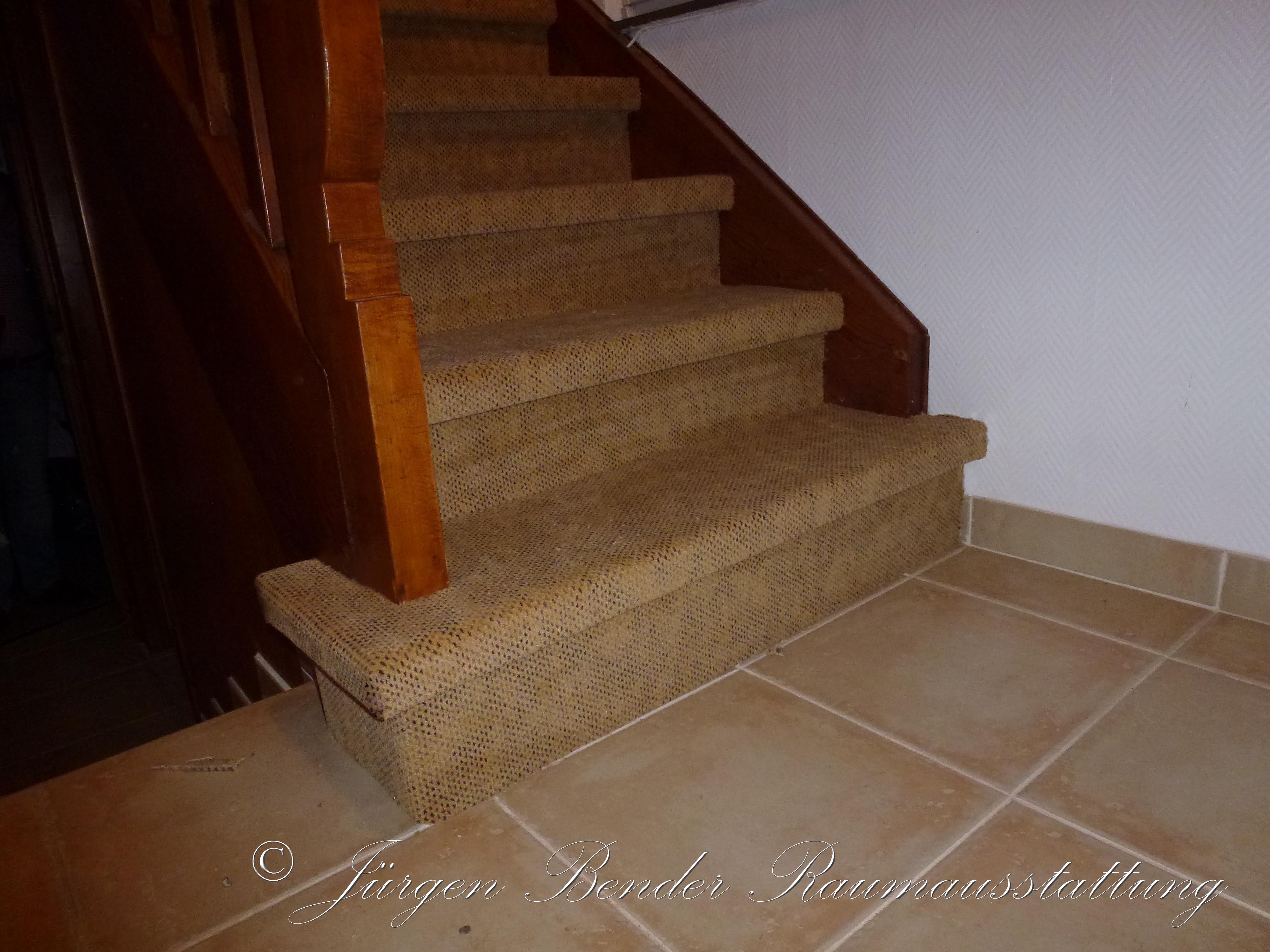 Treppenbelag Teppichboden #teppichboden ©Jürgen Bender