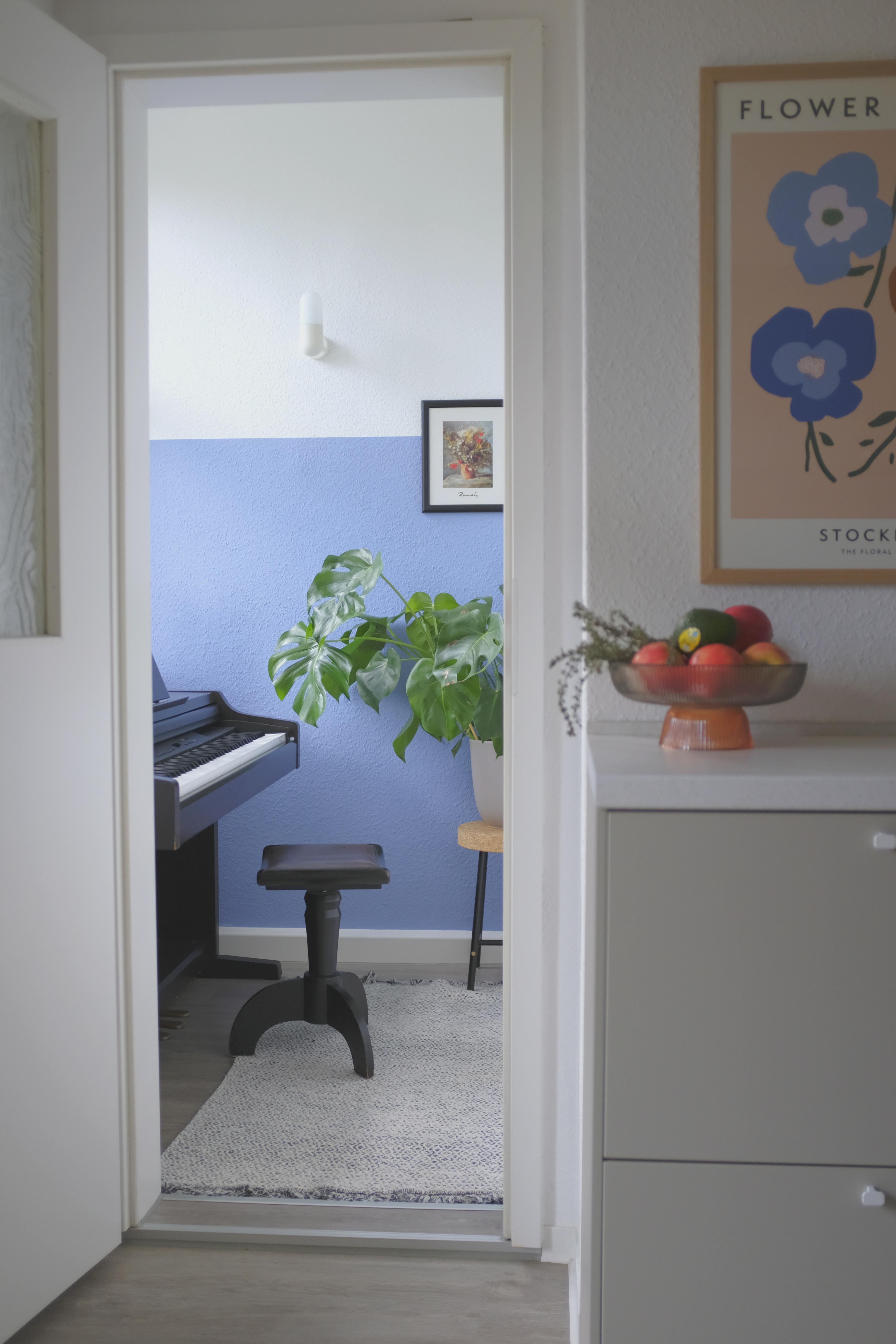 Unser neuster Zugang, das Klavierzimmer 🎹 #COUCHliebt #COUCHstyle #musikzimmer #blau