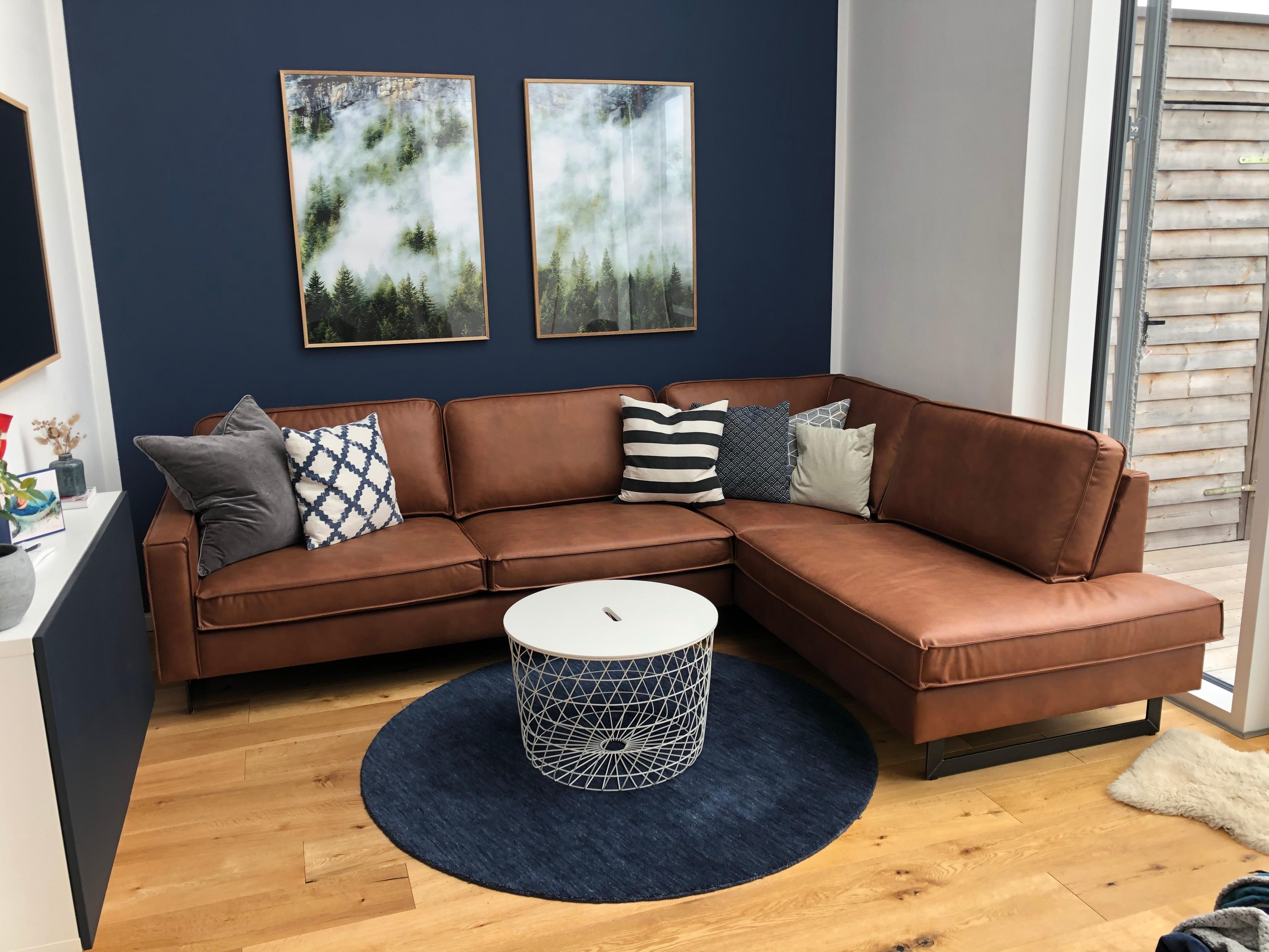 Unsere neue Couch 🛋 
#neuesSofa #cognacfarbend #ecksofa