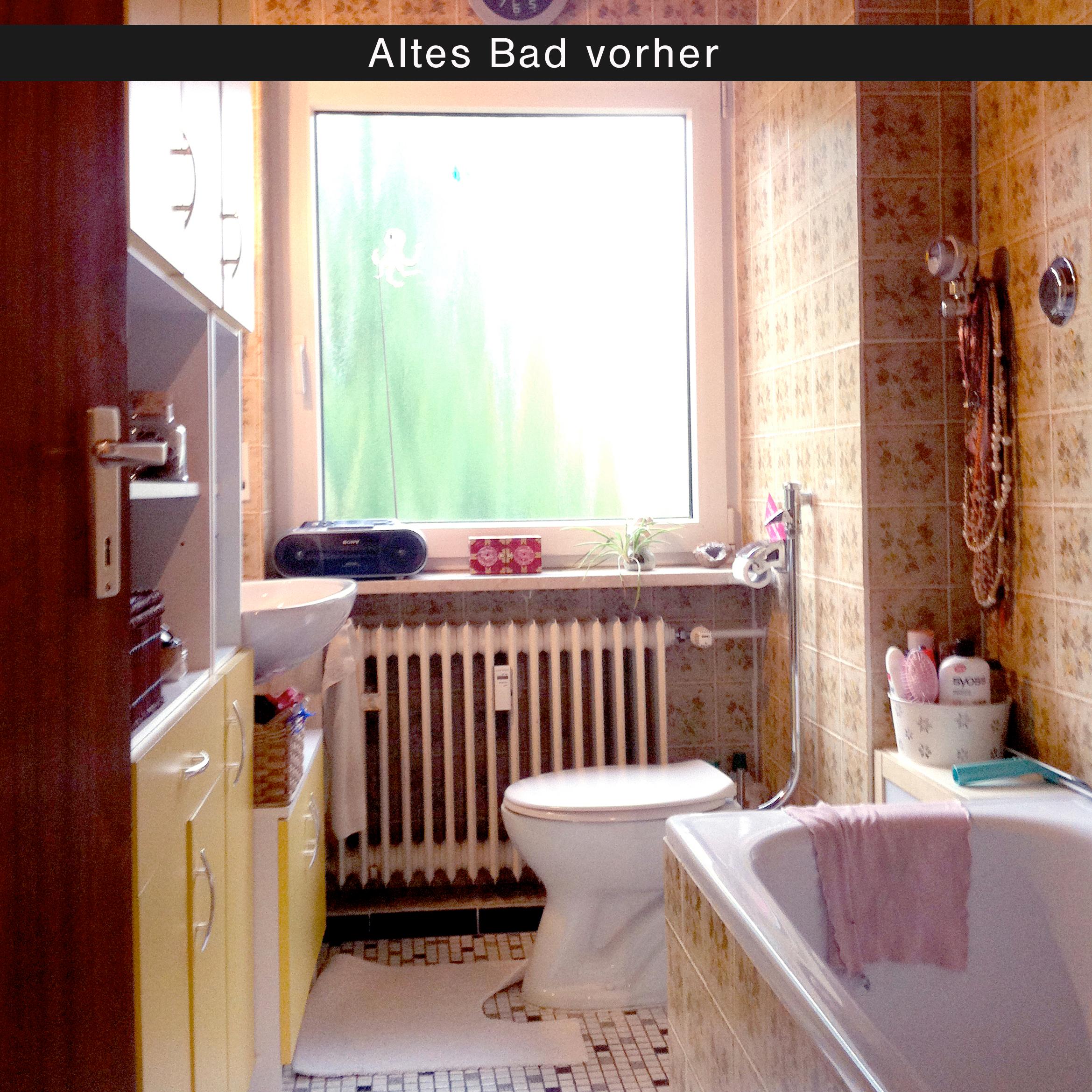 Vorher-Foto vom alten Badezimmer #badezimmer #70erjahre ©Zolaproduction
