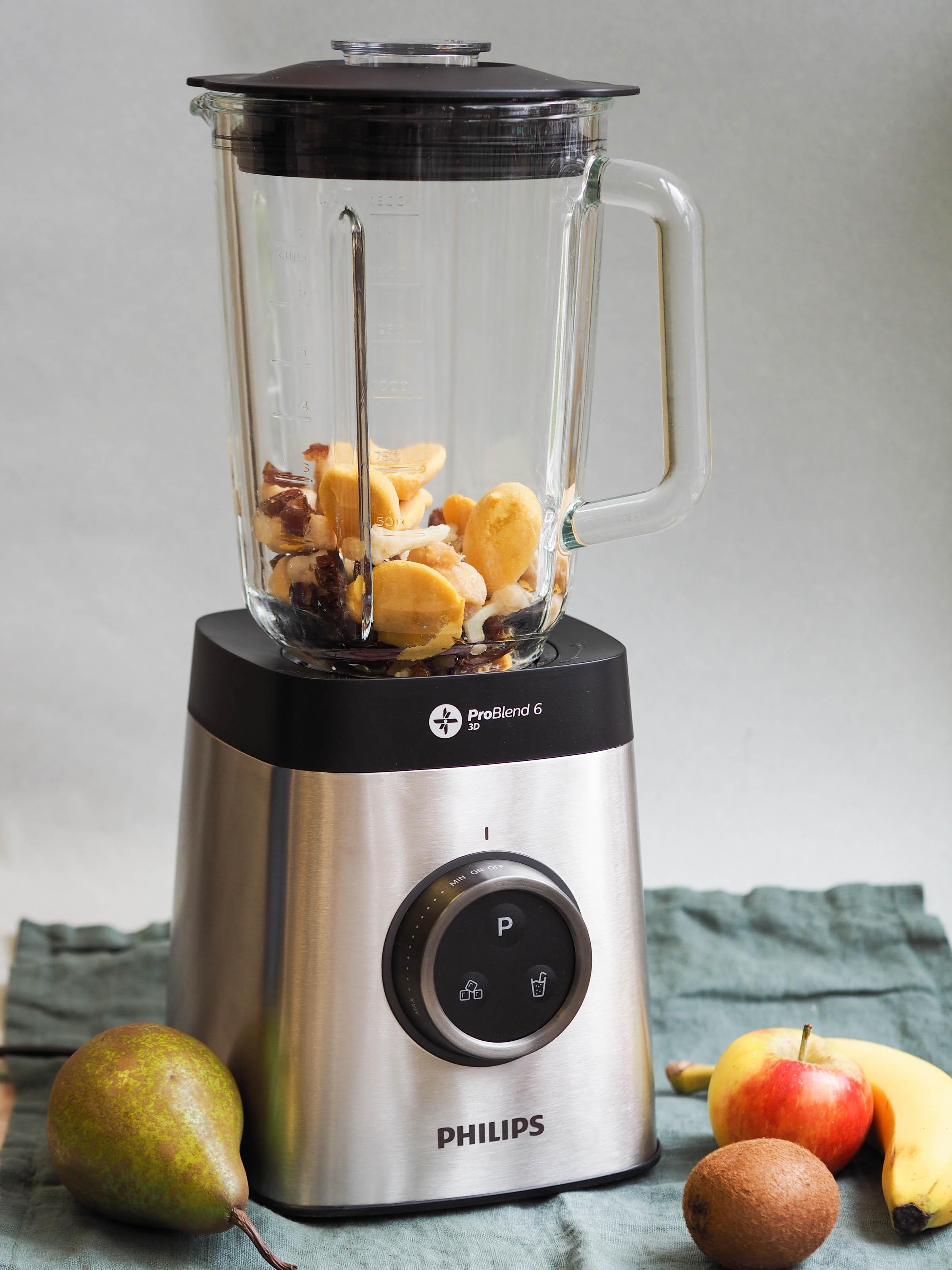 Wholey-Früchte einfach direkt tiefgekühlt in den Mixer - für "Philips ProBlend 6" kein Problem #frühstücksbowl #philips