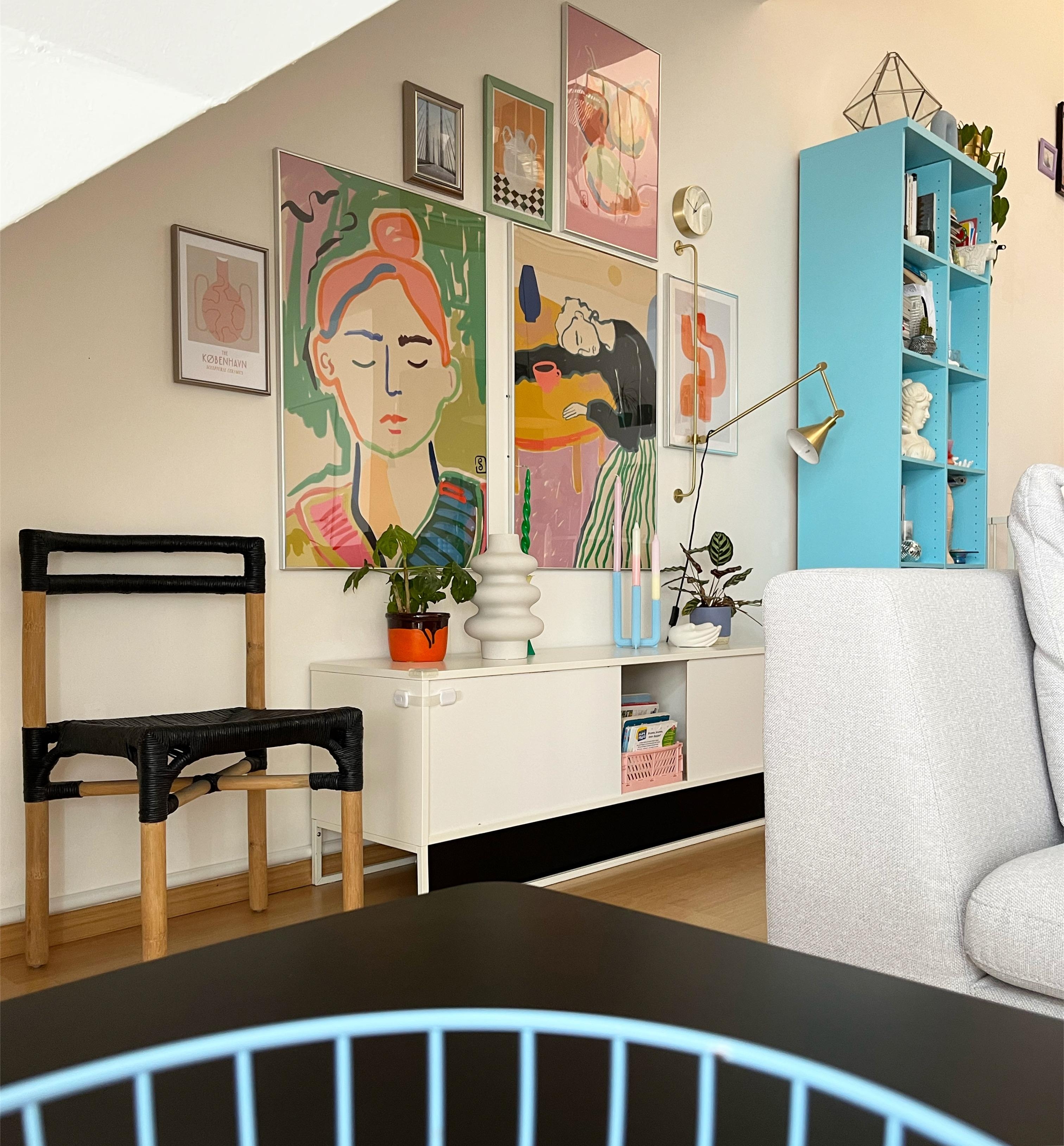 #wohnen #wohnzimmer #bilderwand #livingroom #couchstyle #couchliebt #sowohnich #gallery #wallofart