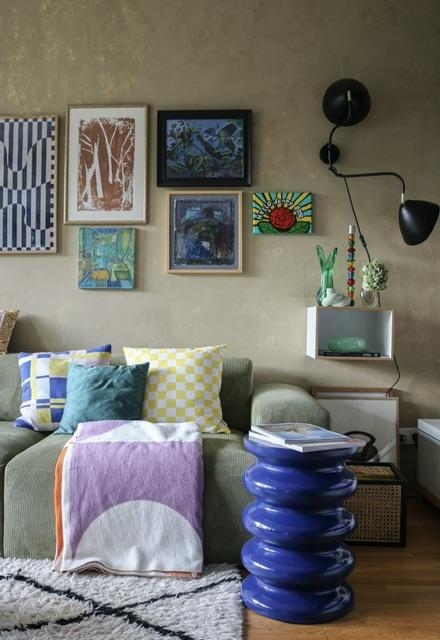 #wohnzimmer #deko #interior #blau #couchliebt 
