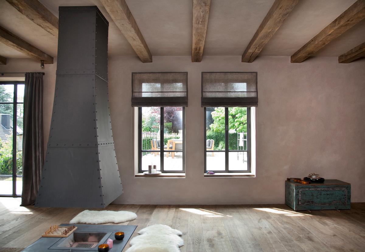 Wohnzimmer Wandputz #wandgestaltung #lehmputz #neubau #wohngestaltung ©Julika Hardegen