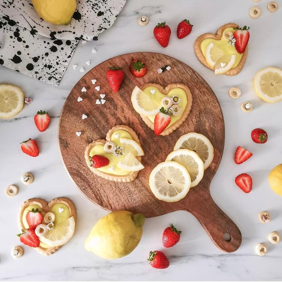 Zitronen-Erdbeer-Tarteletts - vielleicht auch was zum Muttertag
#summerfood