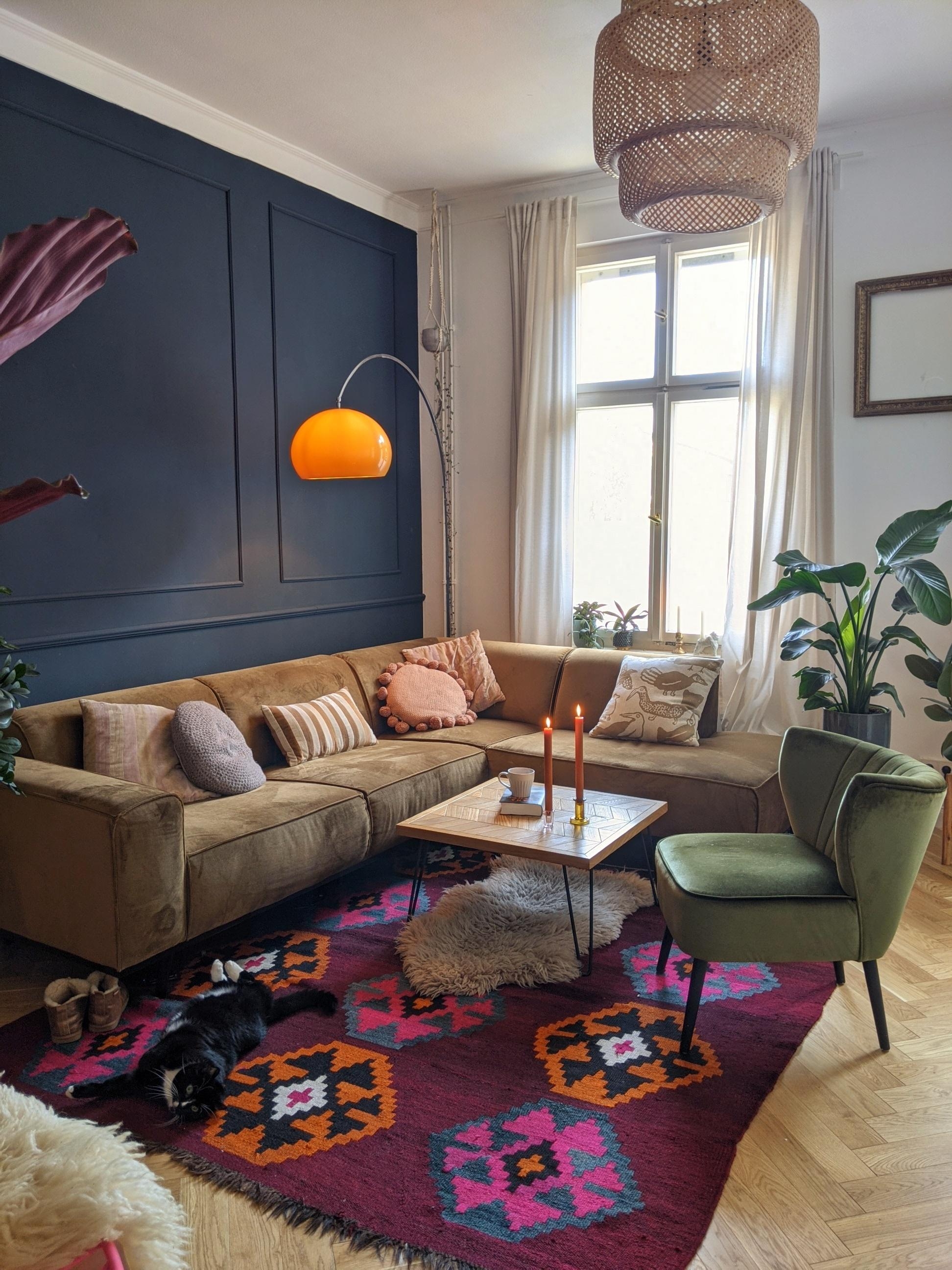 🌜💫 #colourful #livingroom #altbauliebe