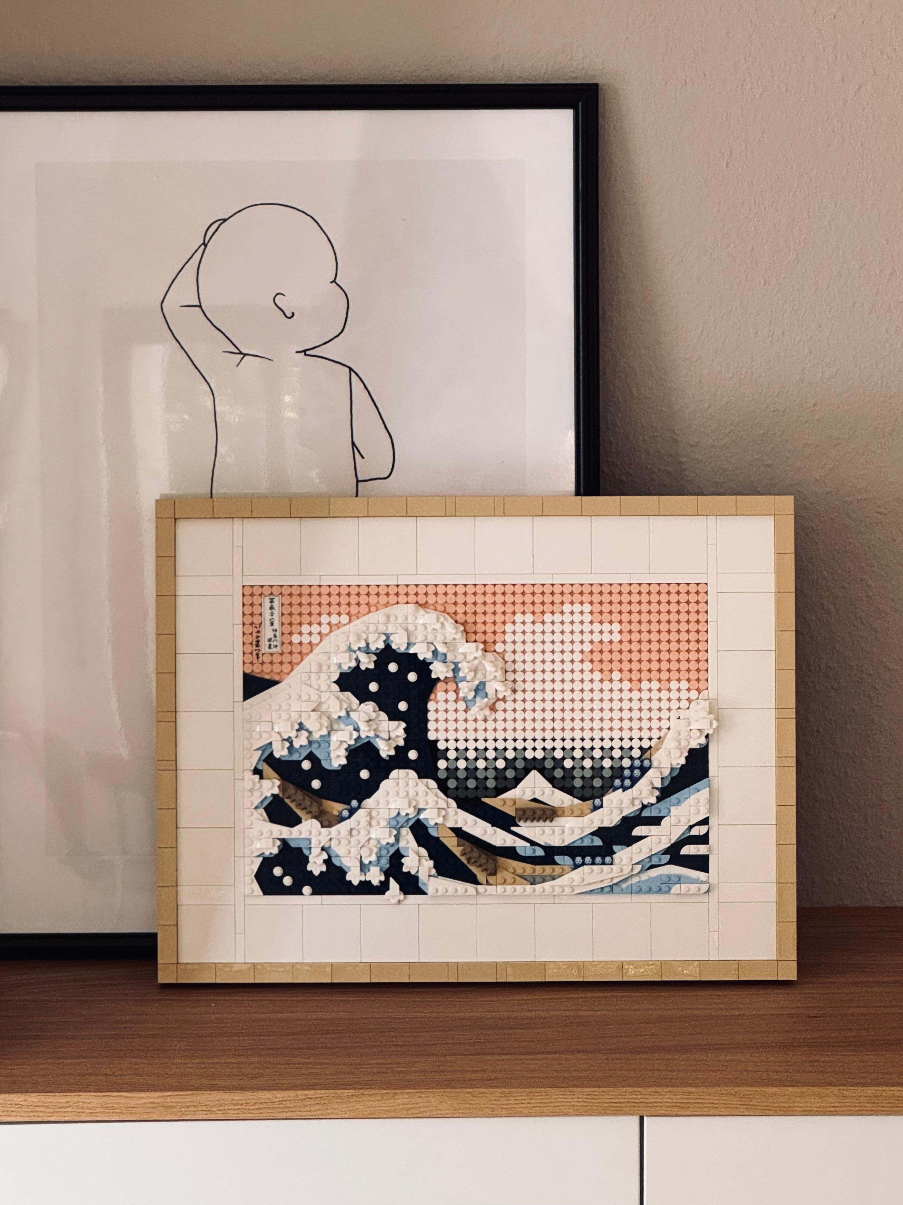 🌊 #dieperfektewelle #thegreatwave #hokusai #legomaniac