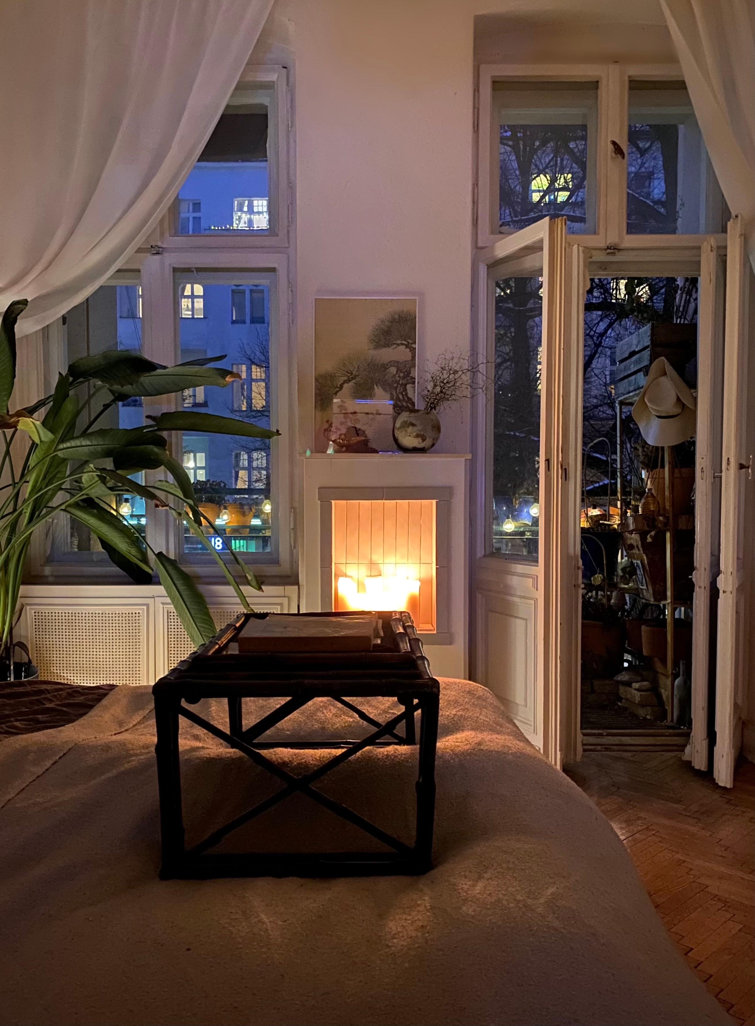 ♥️💫 #schlafzimmer #bedroom #kamin #altbau #berlin