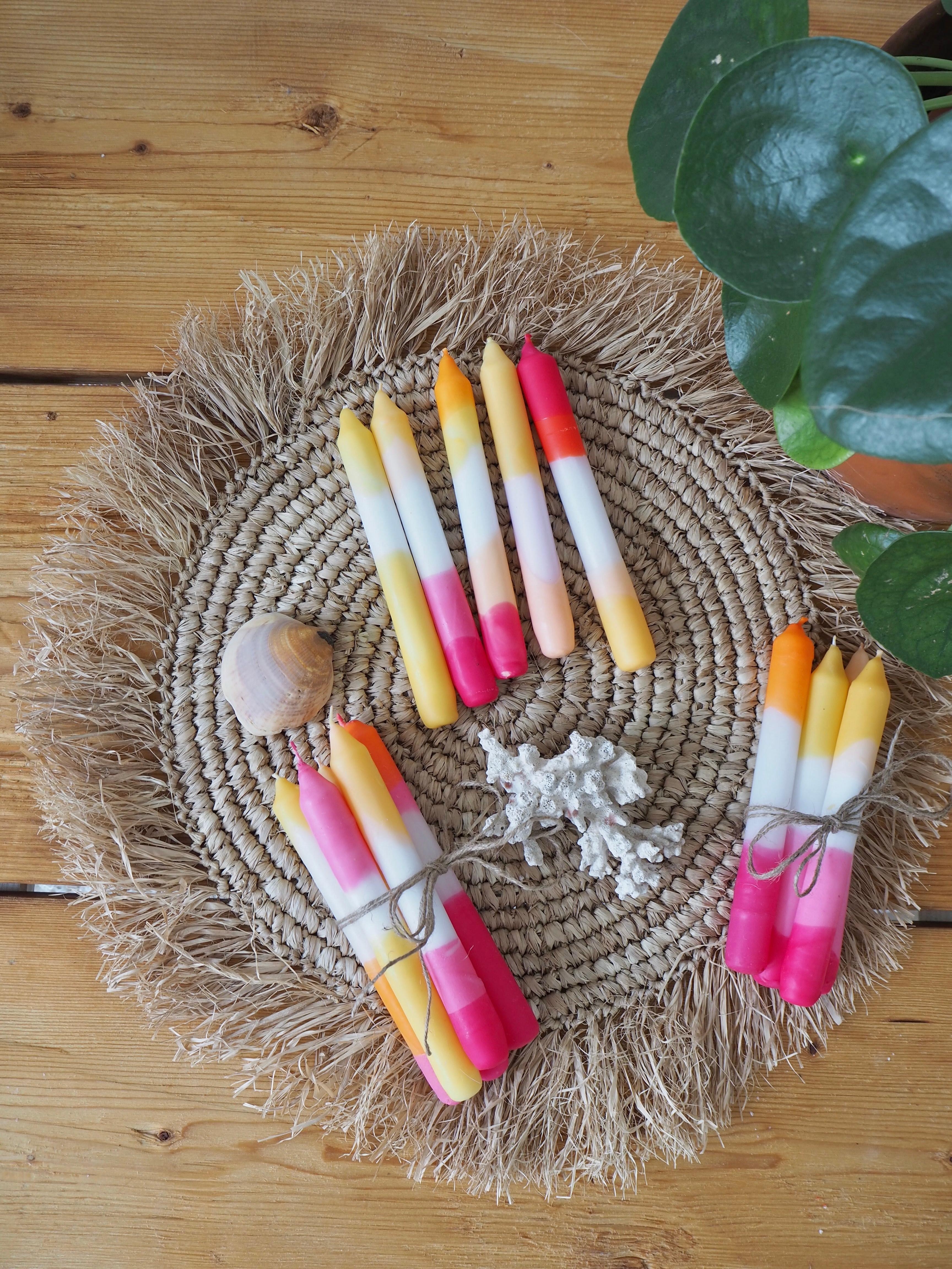 ☀️ Sommerliche Kerzen DIY ☀️ #selbstgemacht #kerzen #sommerlicheDeko #summervibes #diy