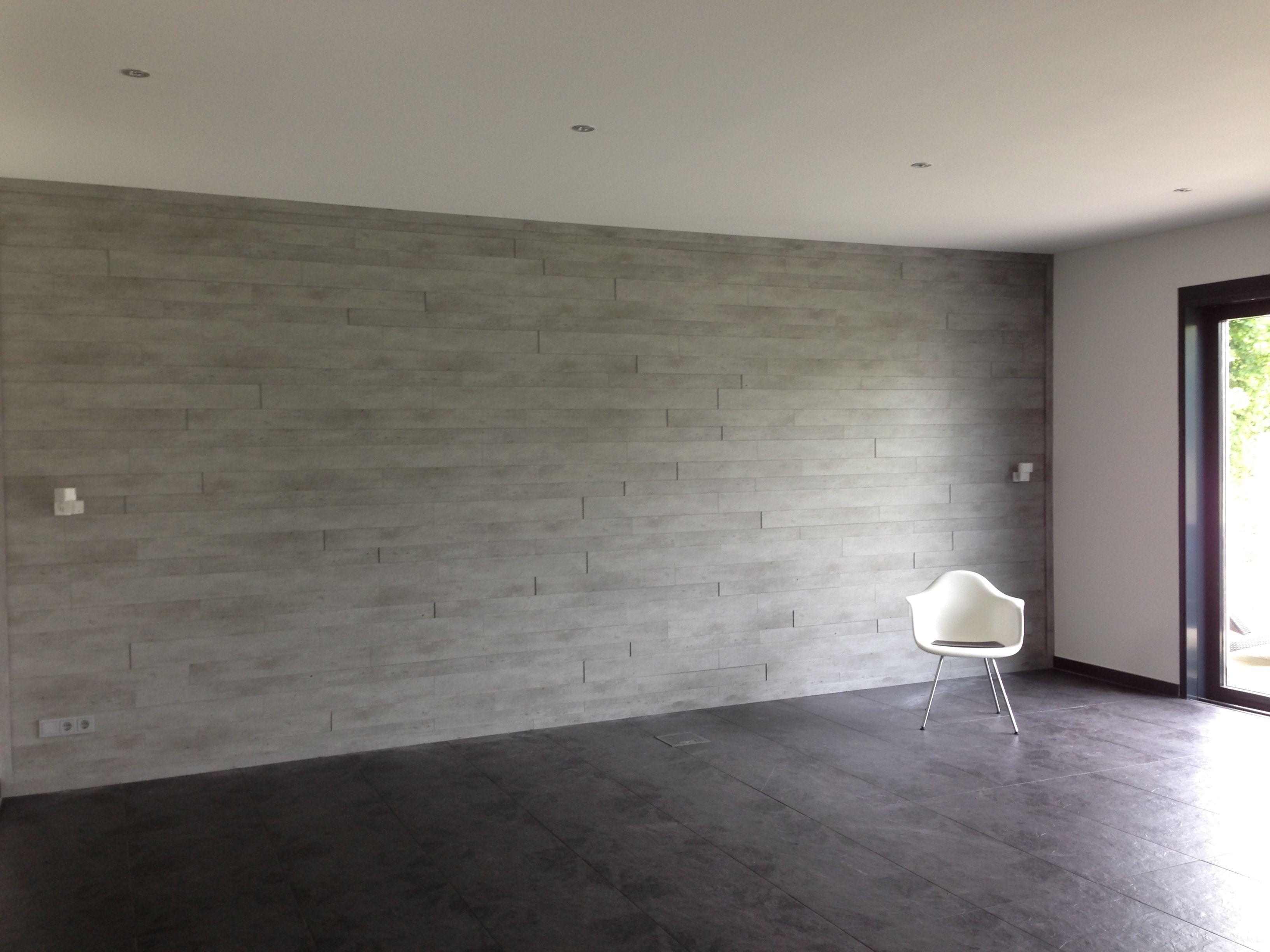 3D Optik Beton Wand #wandgestaltung #wohnzimmerwand ©Einrichtungskontor Uwe Meyer