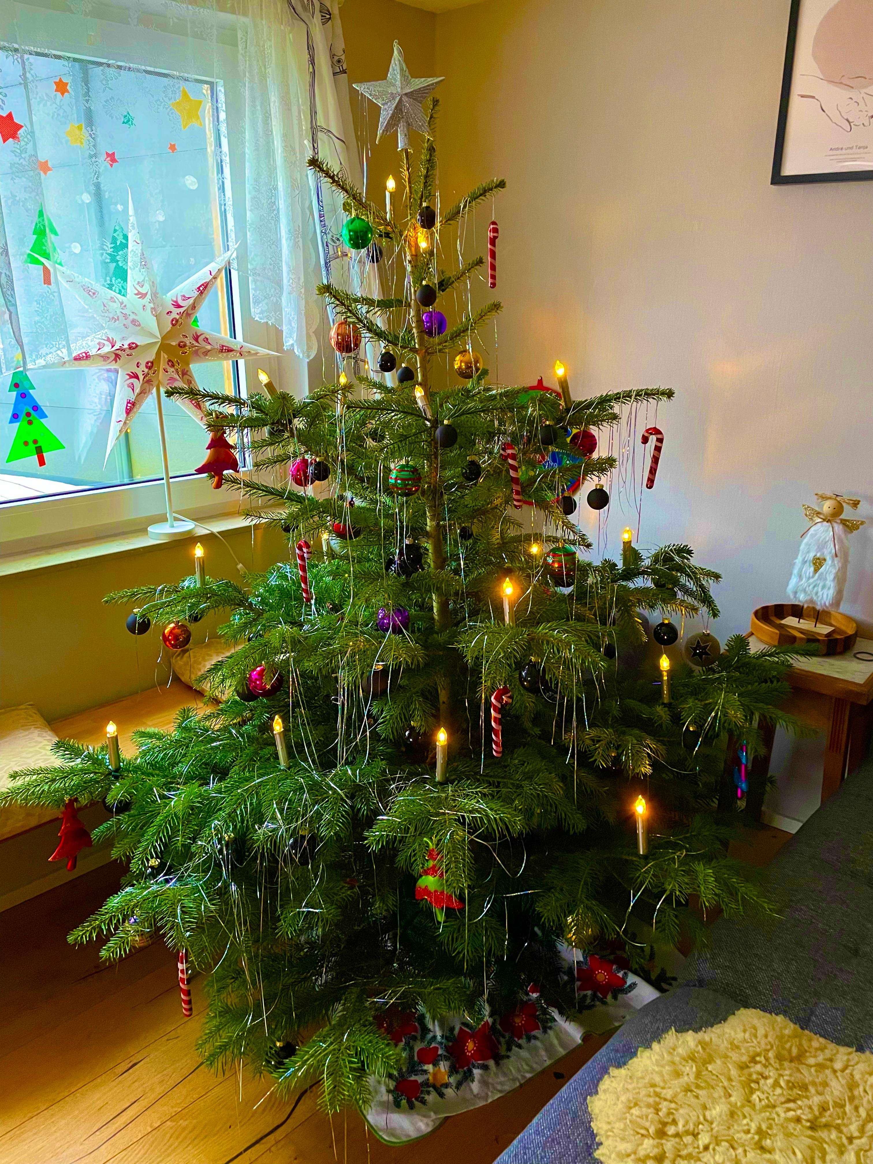 4. Advent und der #weihnachtsbaum steht 