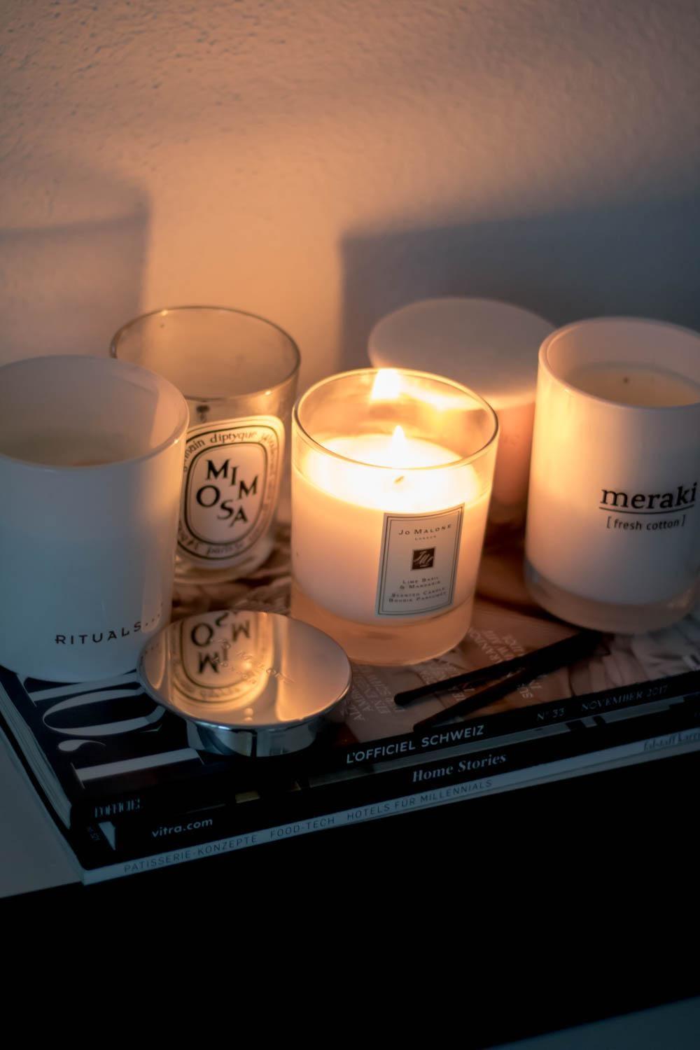 5 Lieblings Duftkerzen für Zuhause. 
Mehr Infos findet ihr auf meinem Blog #candle #interior #home 