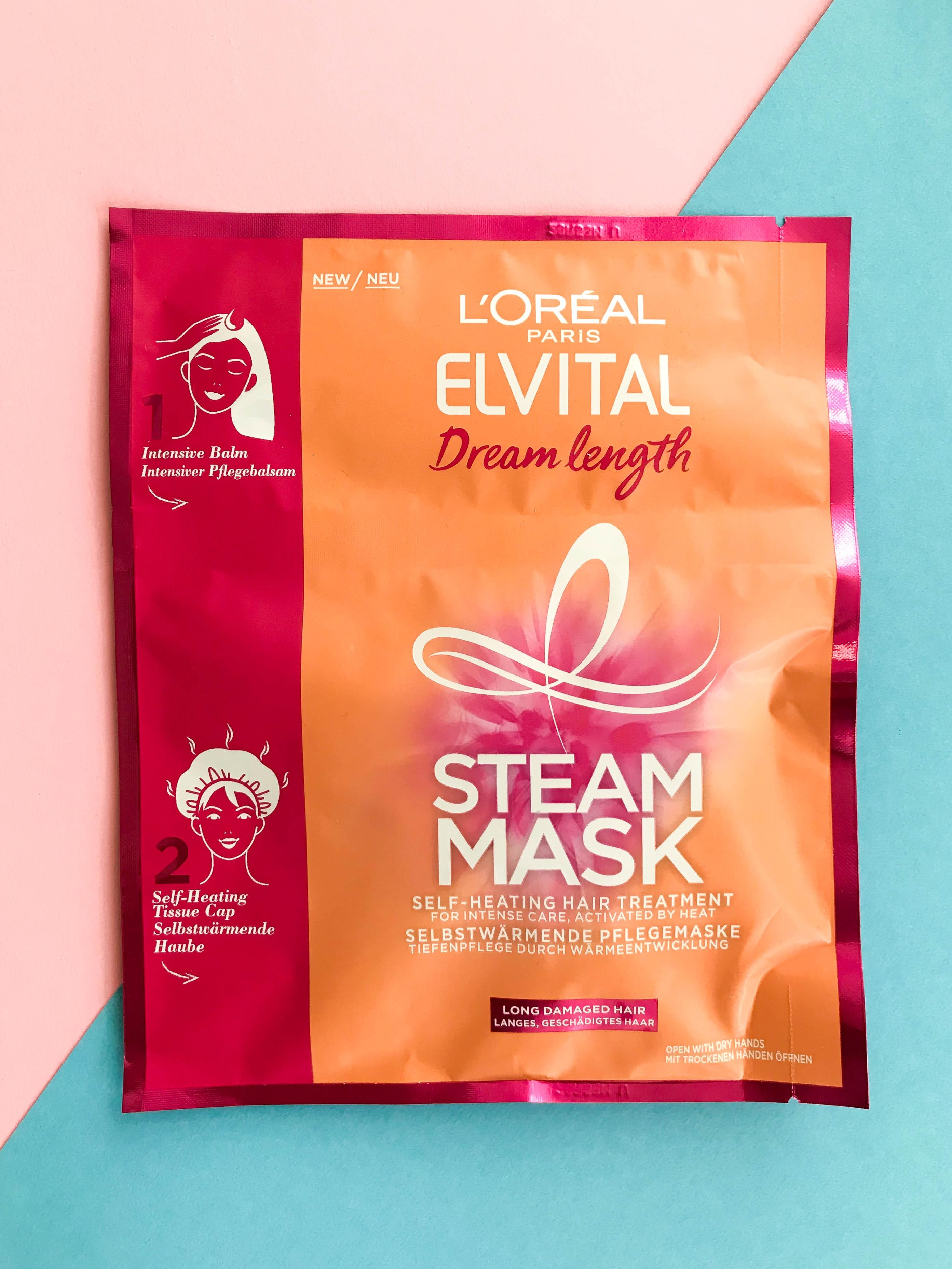 Ab August erhältlich: Die selbsterwärmende Steam Mask von L'Oréal Elvital! #beautylieblinge #loreal #elvital #haarmaske