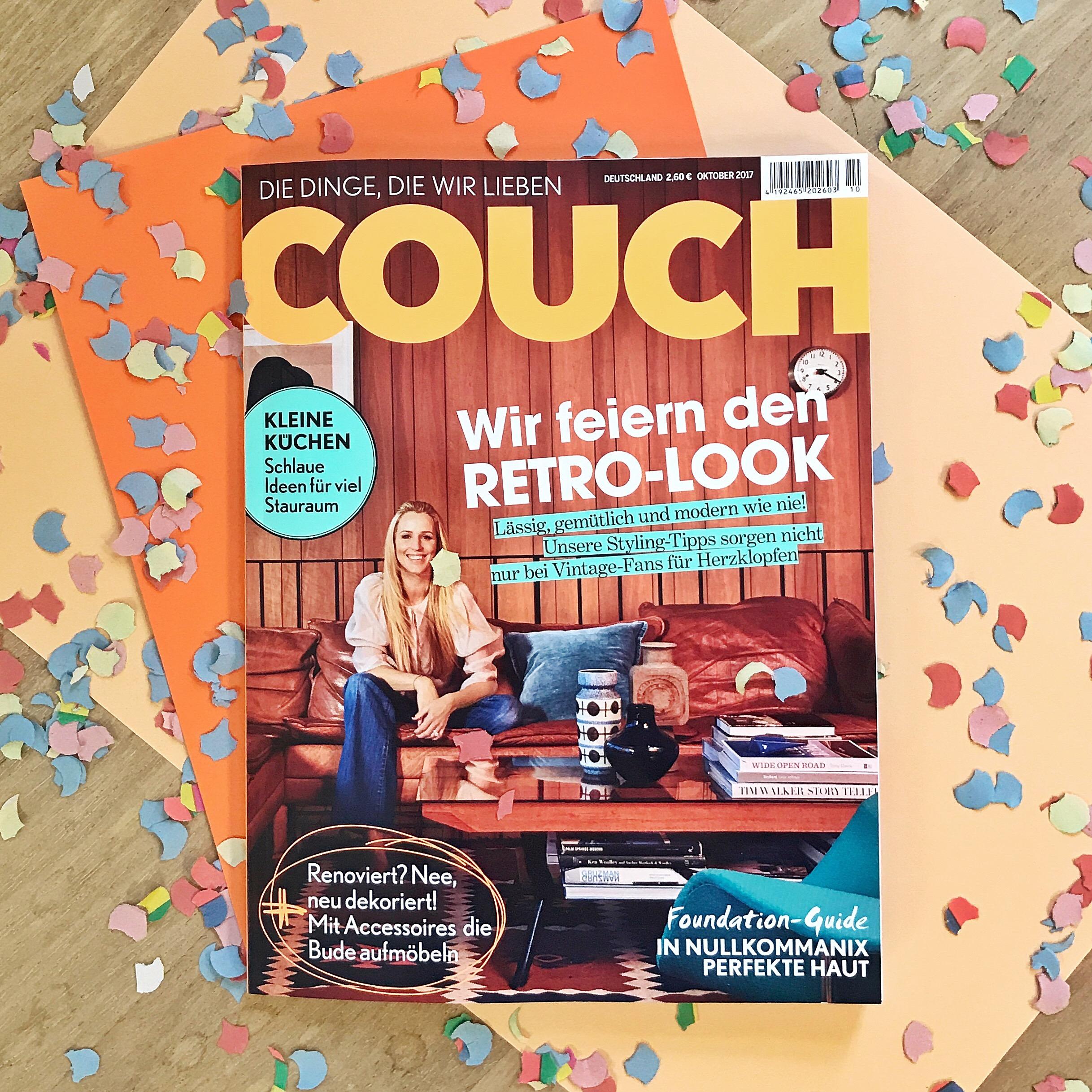 Ab heute am Kiosk: Die neue Ausgabe der COUCH ?!
 #couchmagazin #couchabo #retro #küche #stauraum