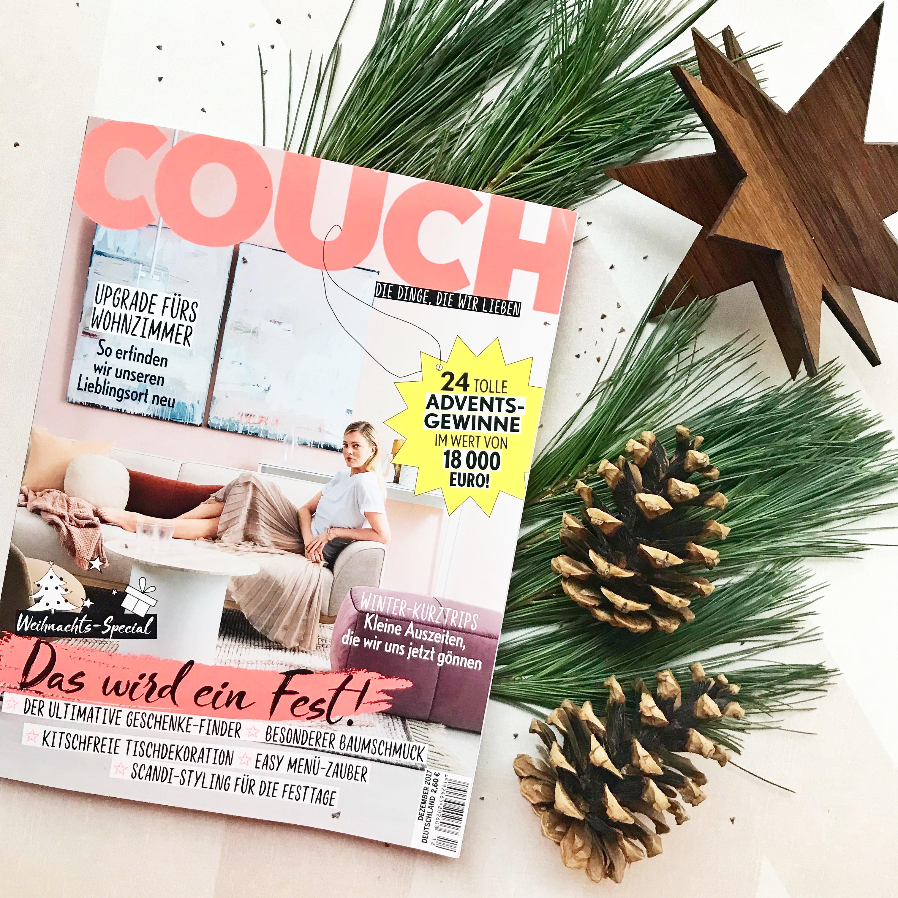 Ab heute am Kiosk: Die neue COUCH mit großem Weihnachts-Special! 🎄 🌟
#couchmagazin #couchabo #weihnachtsdeko 