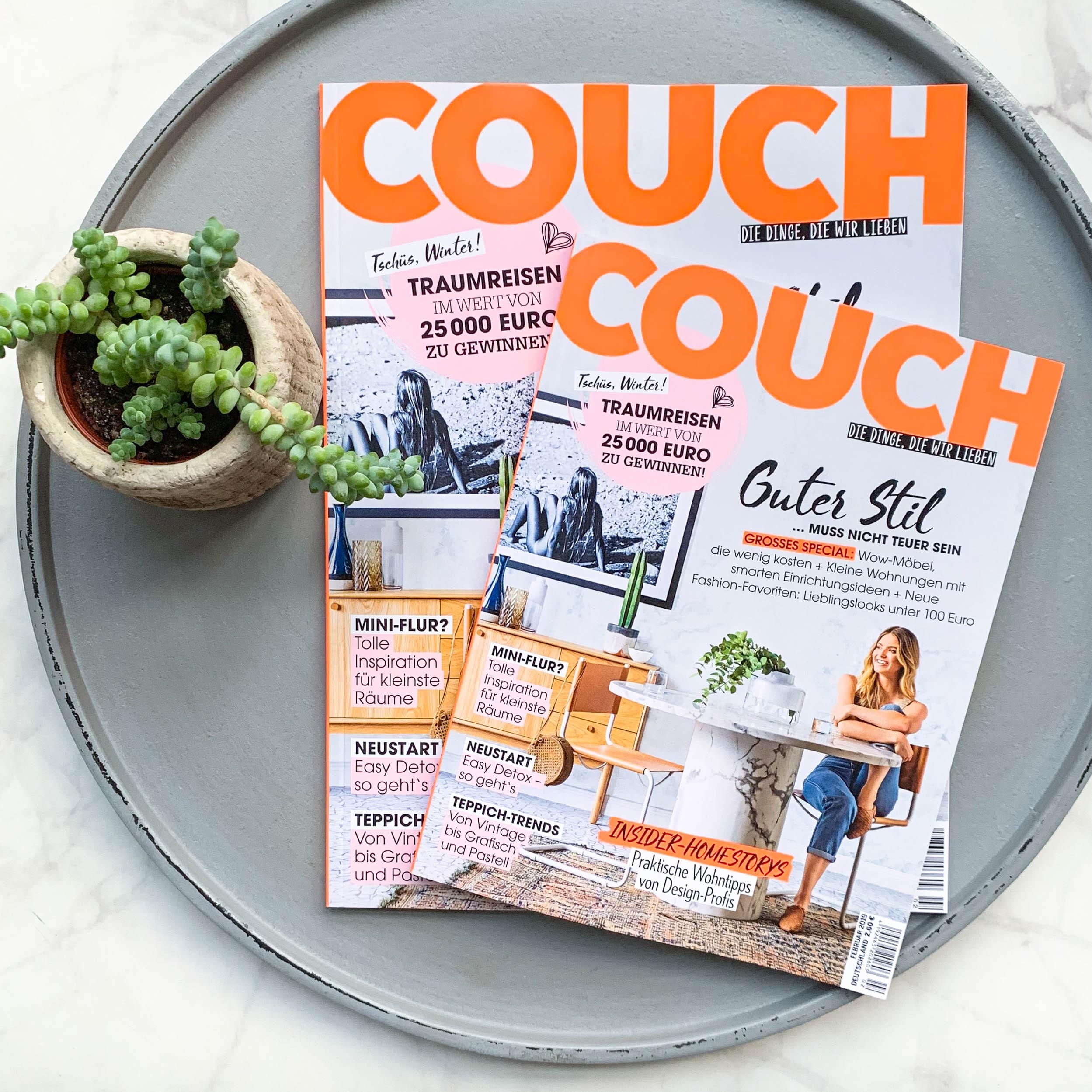 Ab sofort versorgen wir euch jeden Monat schon freitags mit der neuen COUCH! 💕 #couchmagazin #couchabo