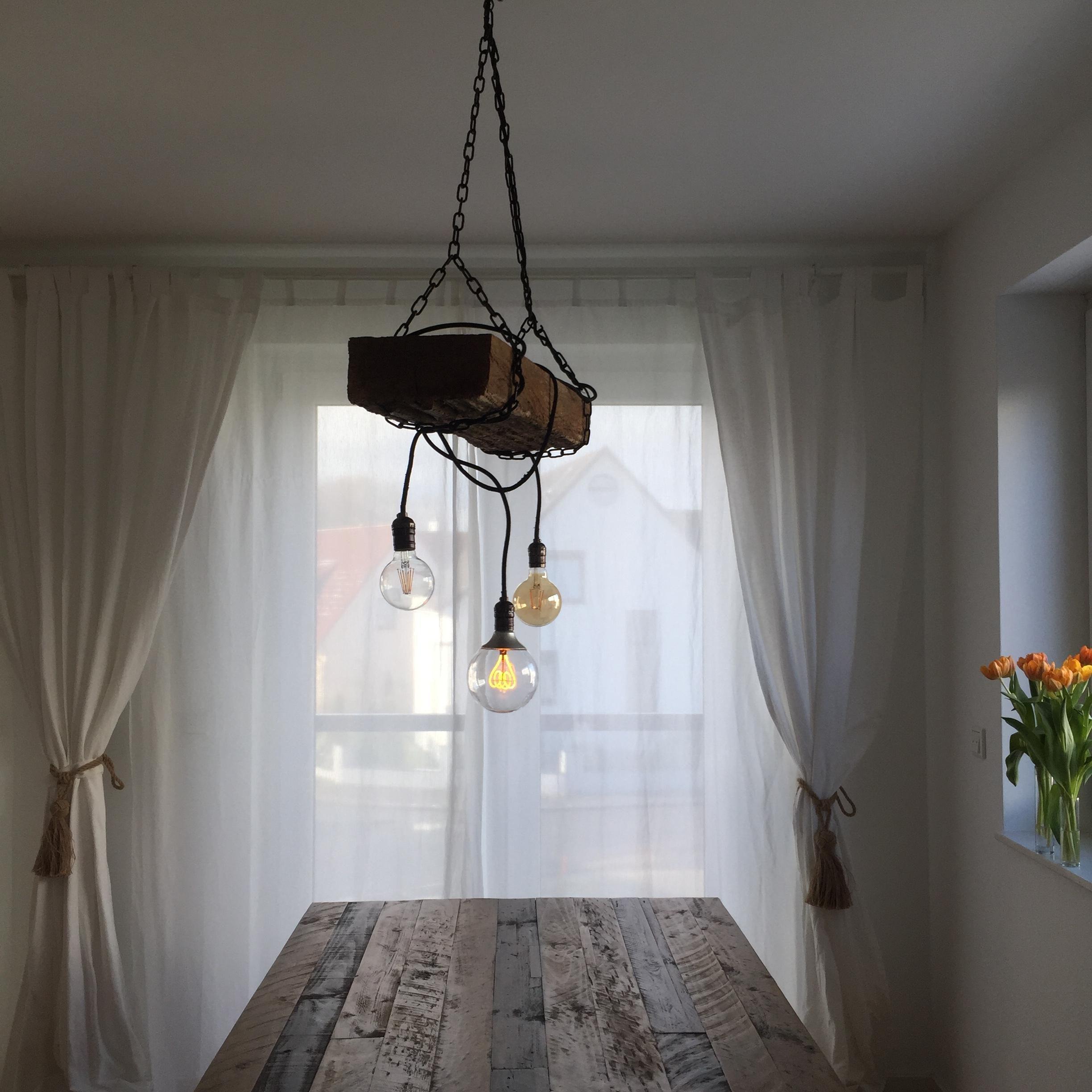Absolut neues Lieblings #DIY: unsere neue Holz-Lampe 
#diyweek #kitchenstyle #upcycling