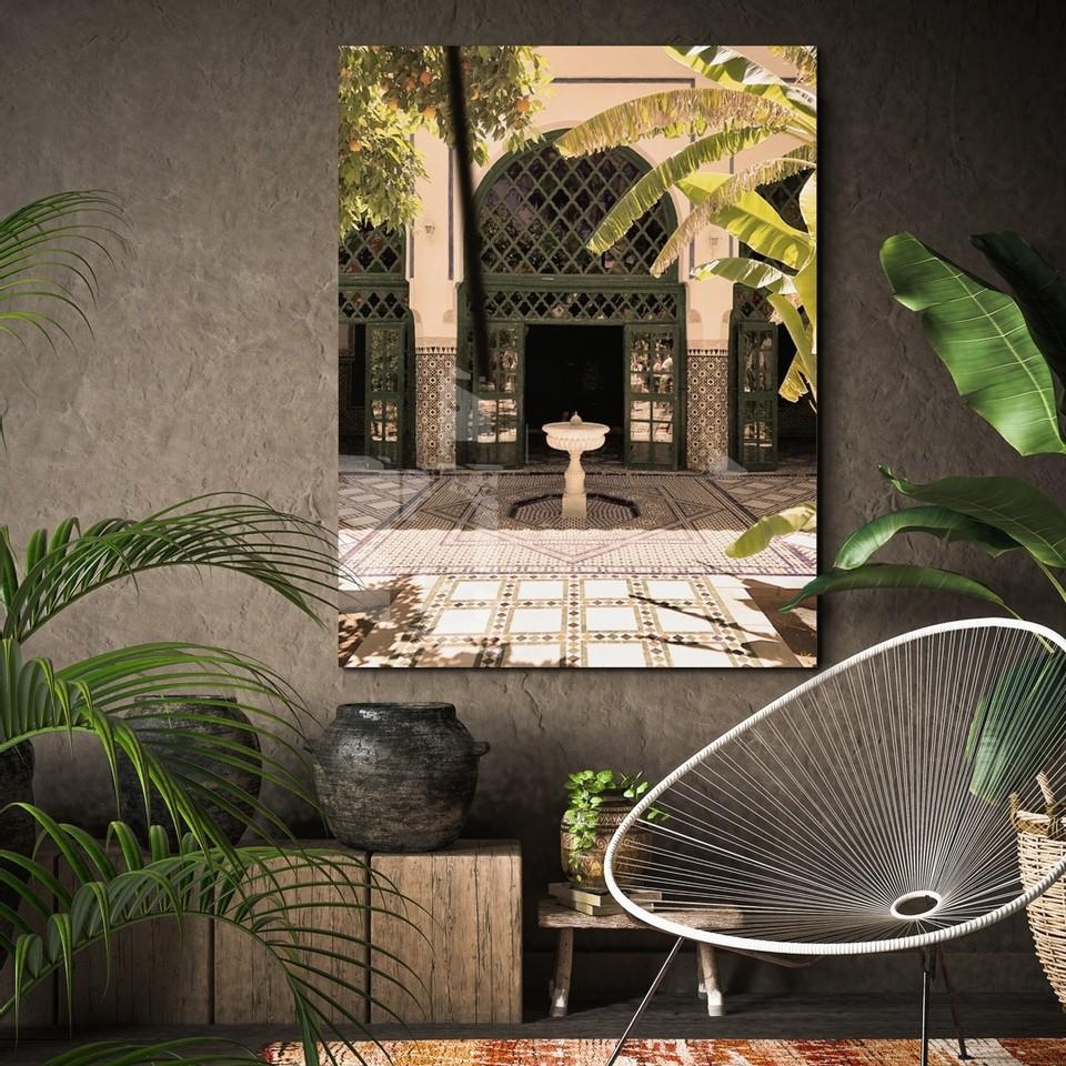 Acrylglasbild "Palastgarten, Marokko" von Mantika Studio
#wohnzimmer #orientalisch #inspo #sommer #posterlounge