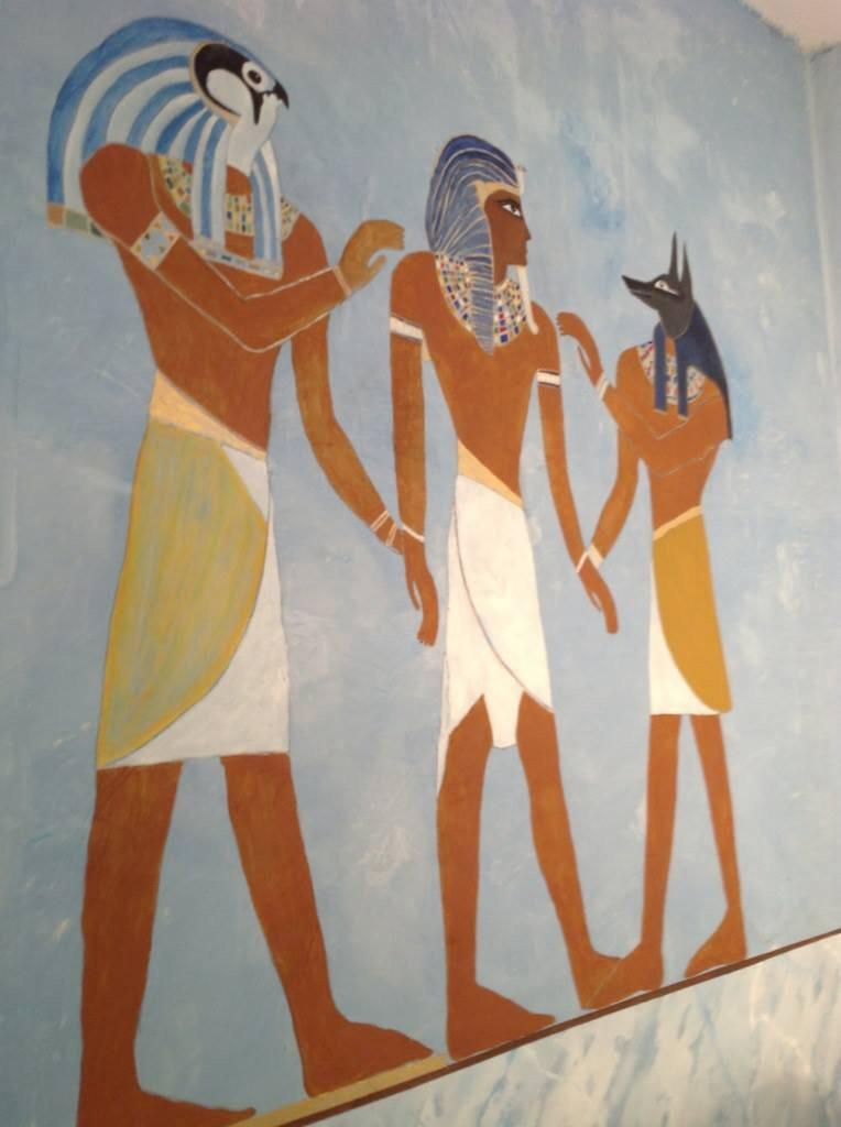 Ägyptisches Zimmer gestaltet #wanddeko ©Steudter