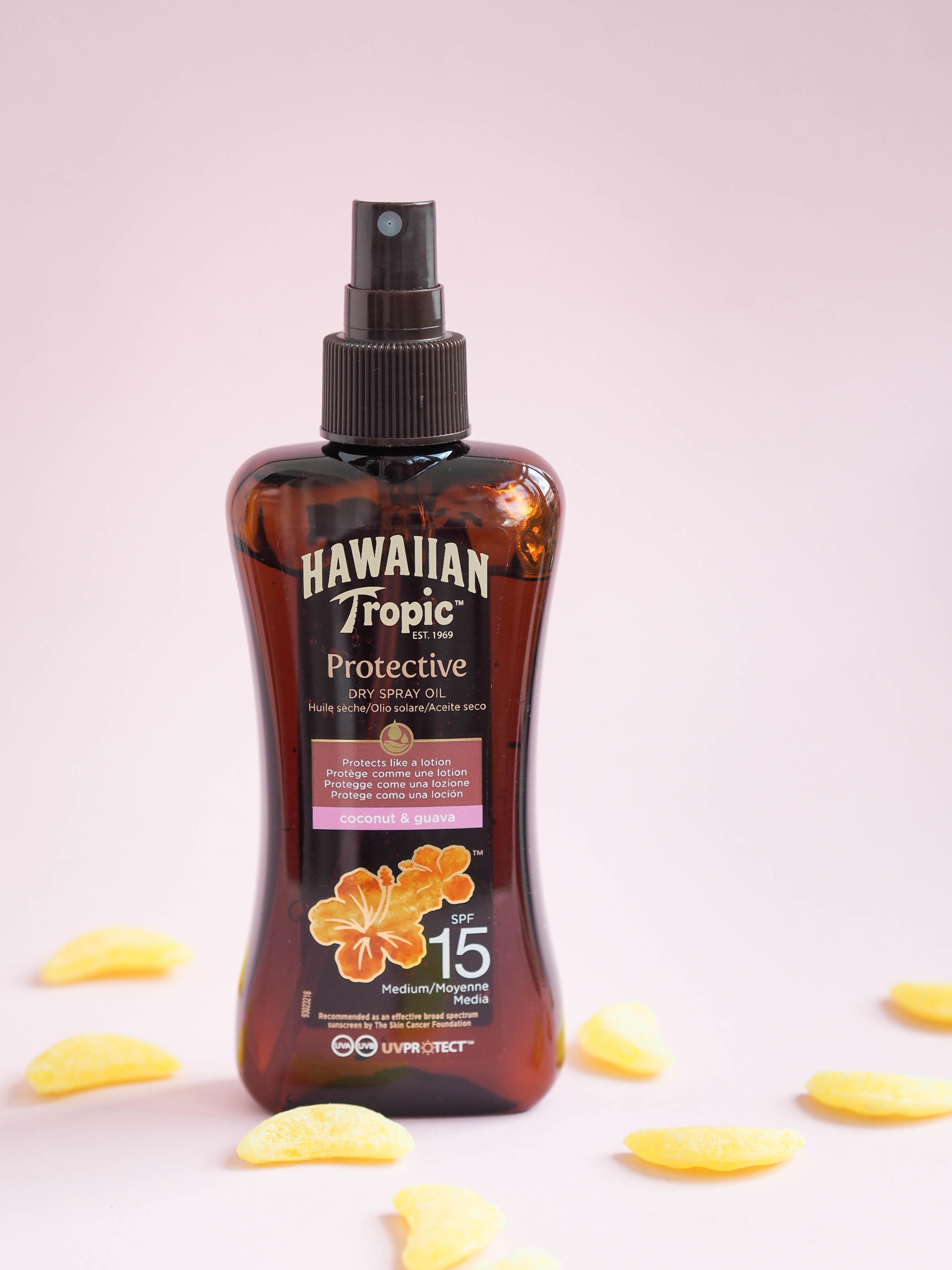 Aloha: Im Herbst schützen wir unsere Haut mit dem Dry Spray Oil von Hawaiian Tropic #beautylieblinge #hawaiiantropic
